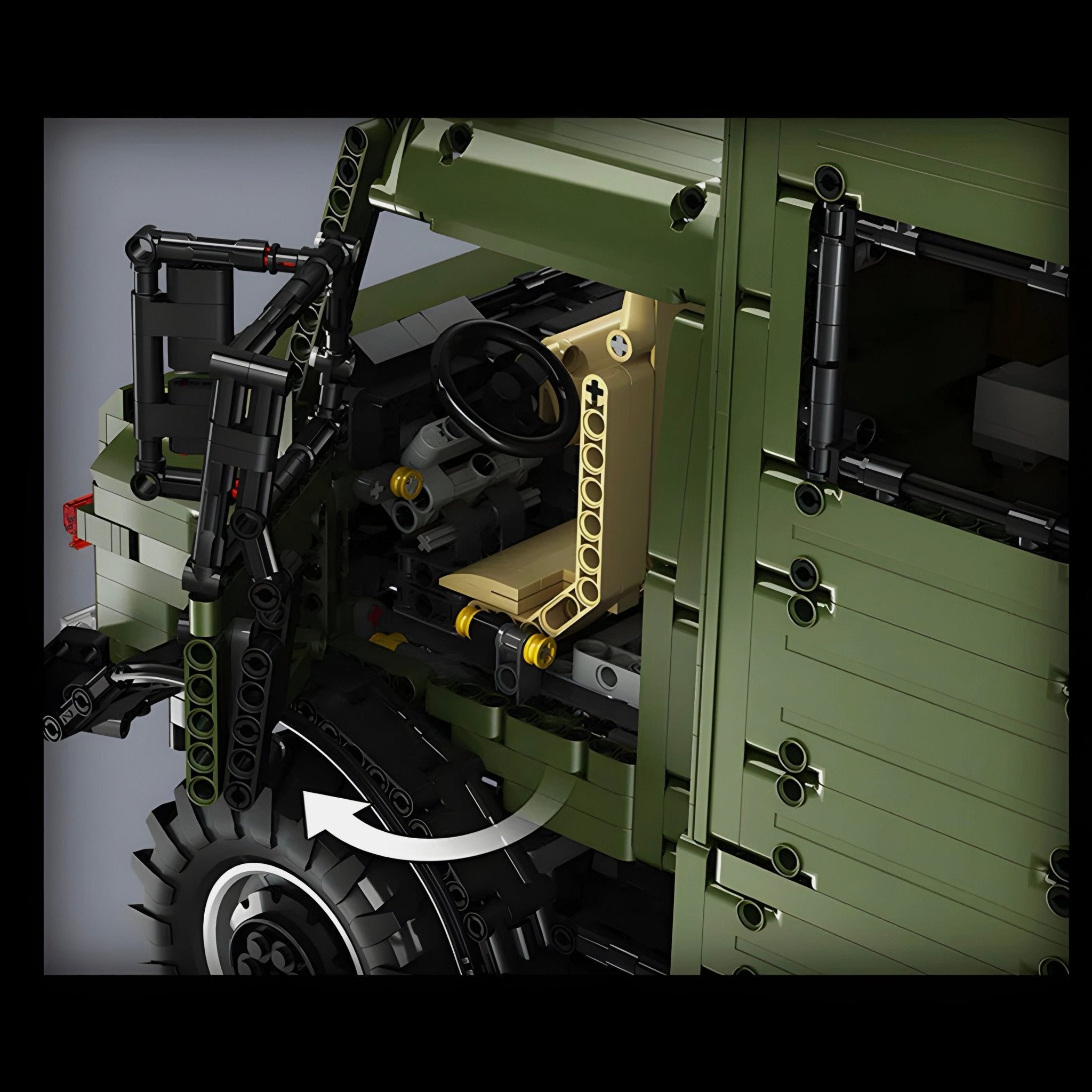 REMOTE CONTROLLED 6 WHEELED UNIMOG | 6690PCS - BRICKS LAB