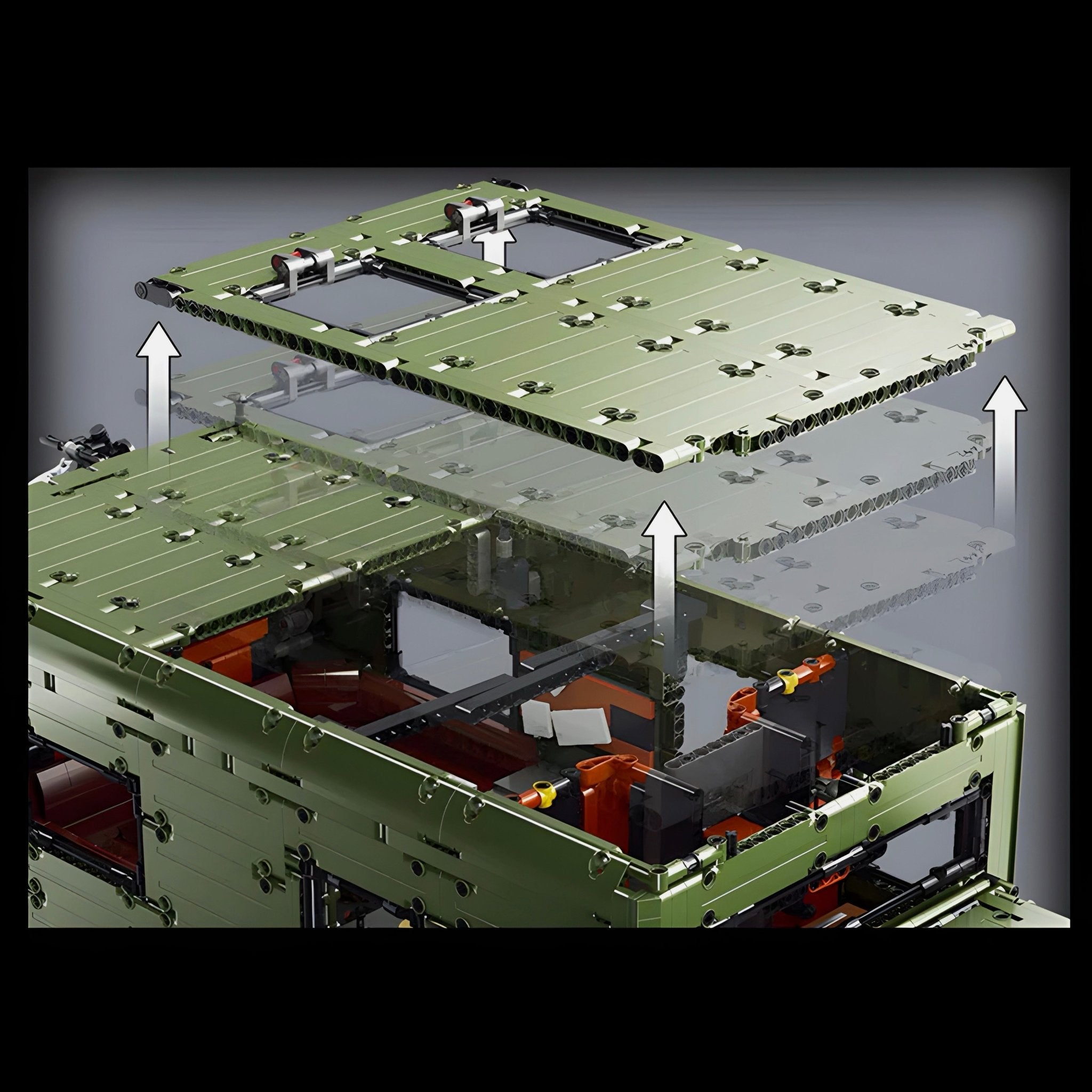 REMOTE CONTROLLED 6 WHEELED UNIMOG | 6690PCS - BRICKS LAB