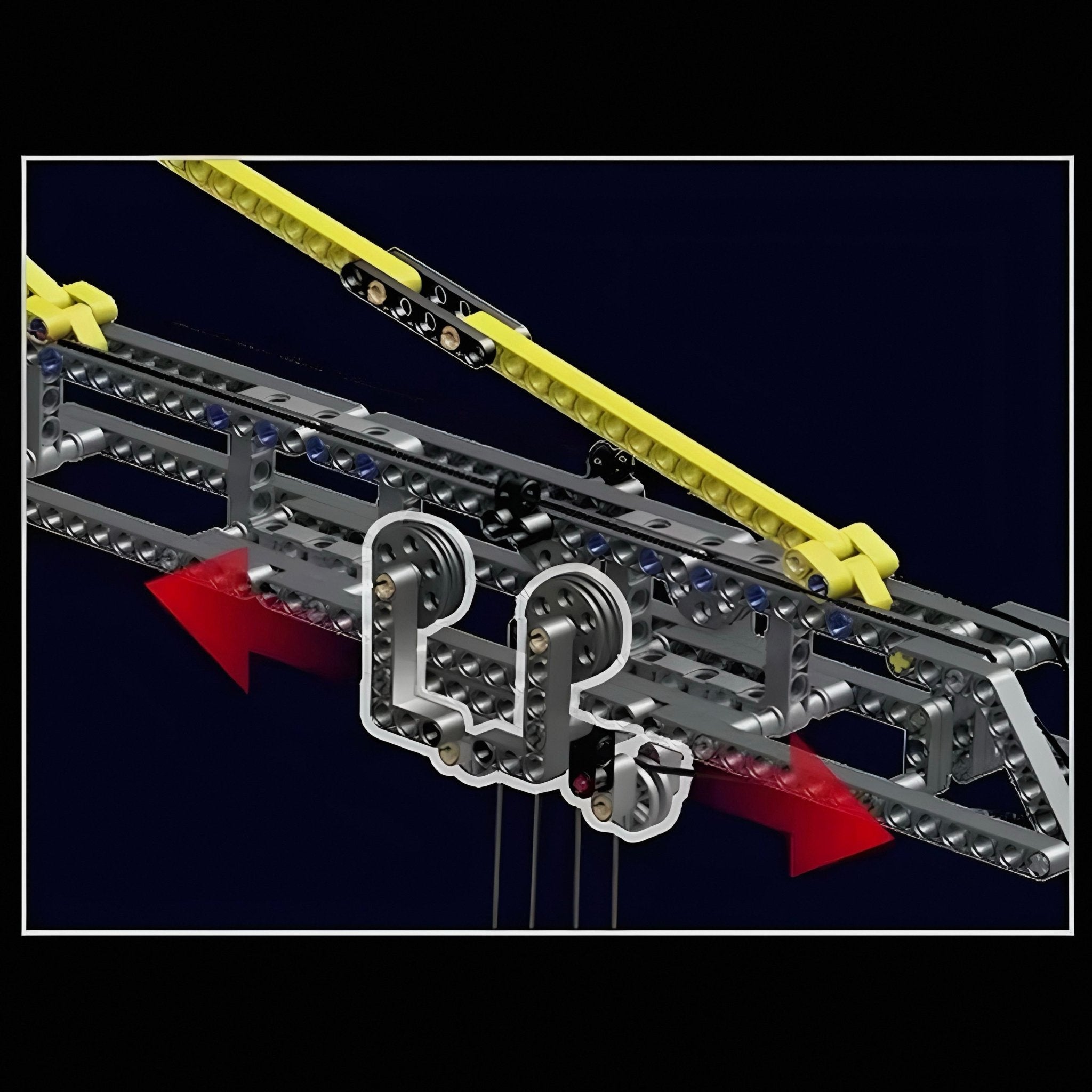 REMOTE CONTROLLED 98CM TOWER CRANE | 1796PCS - BRICKS LAB
