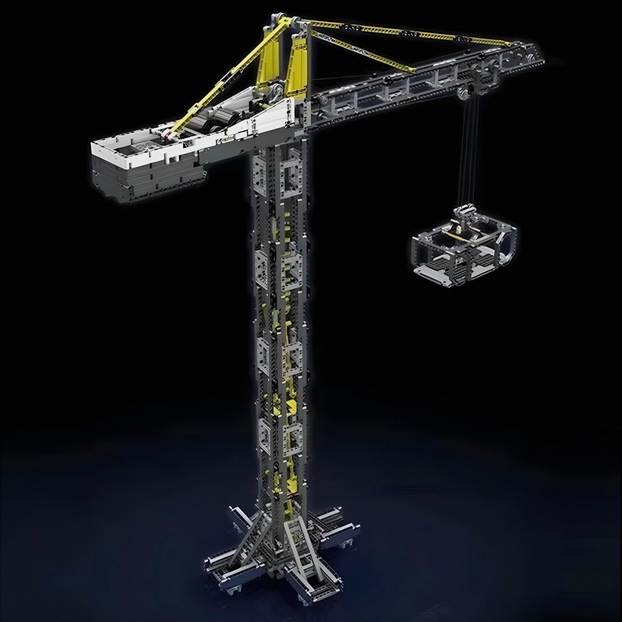 REMOTE CONTROLLED 98CM TOWER CRANE | 1796PCS - BRICKS LAB