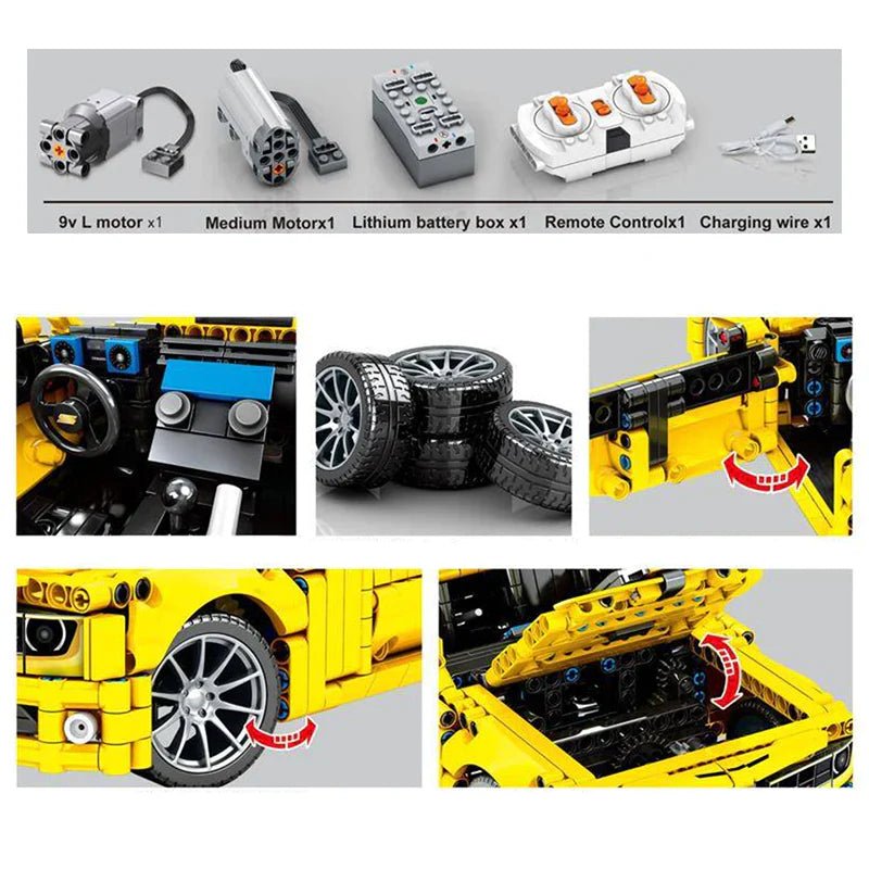Remote Controlled American Muscle | 1098pcs - BRICKS LAB