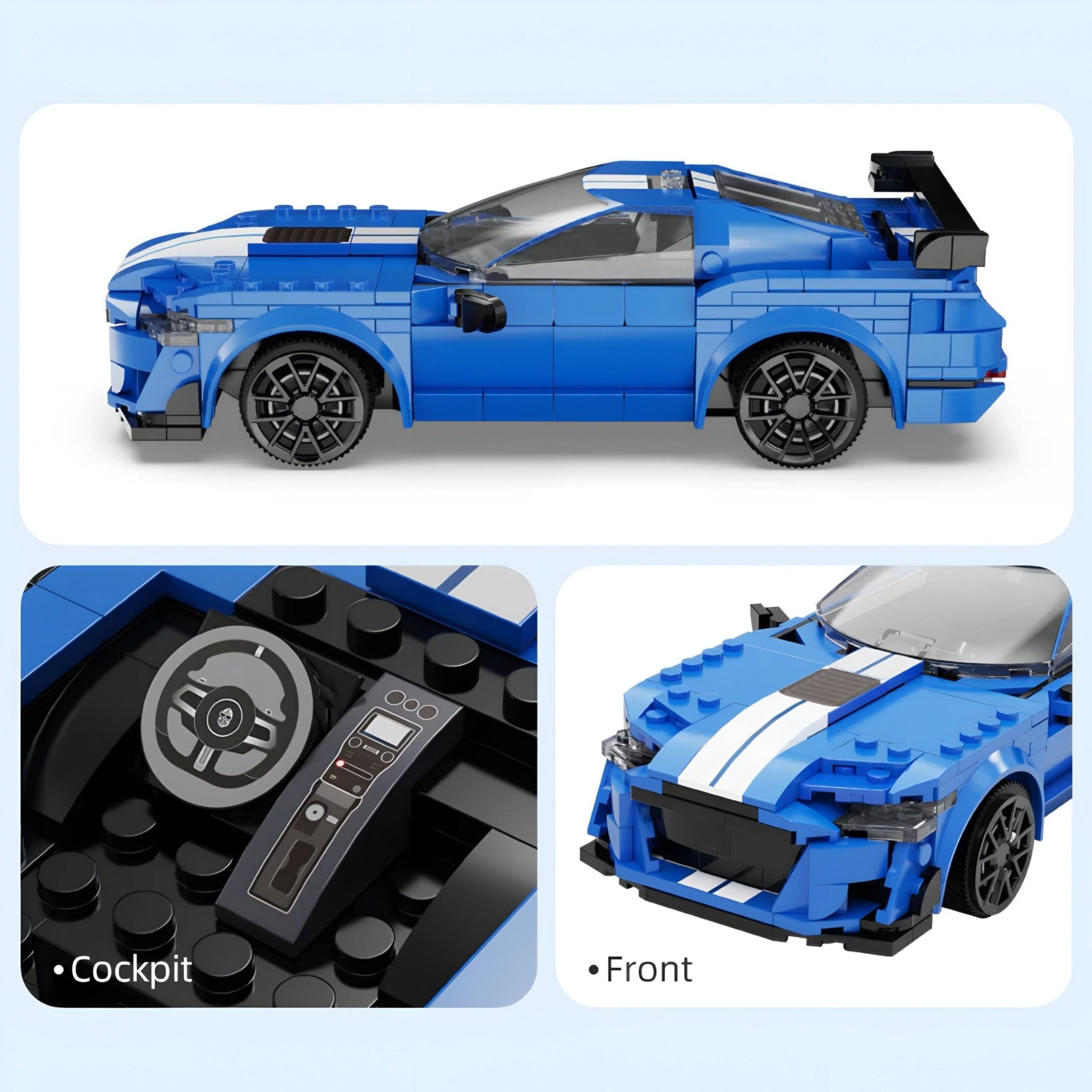 Remote Controlled American Muscle | 326pcs - BRICKS LAB