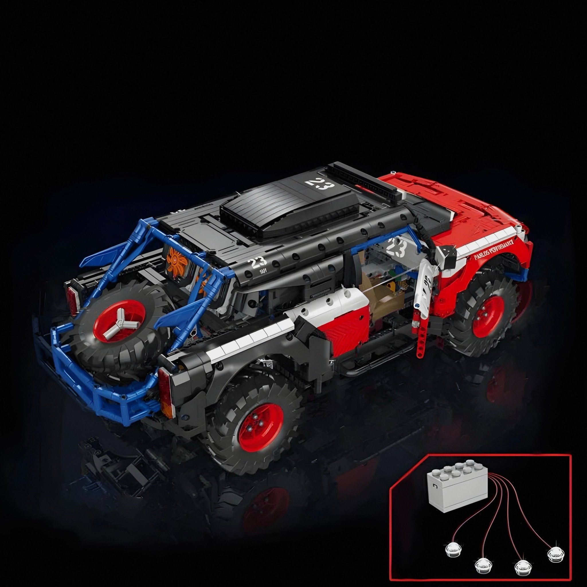Remote Controlled American Off Roader | 2918pcs - BRICKS LAB