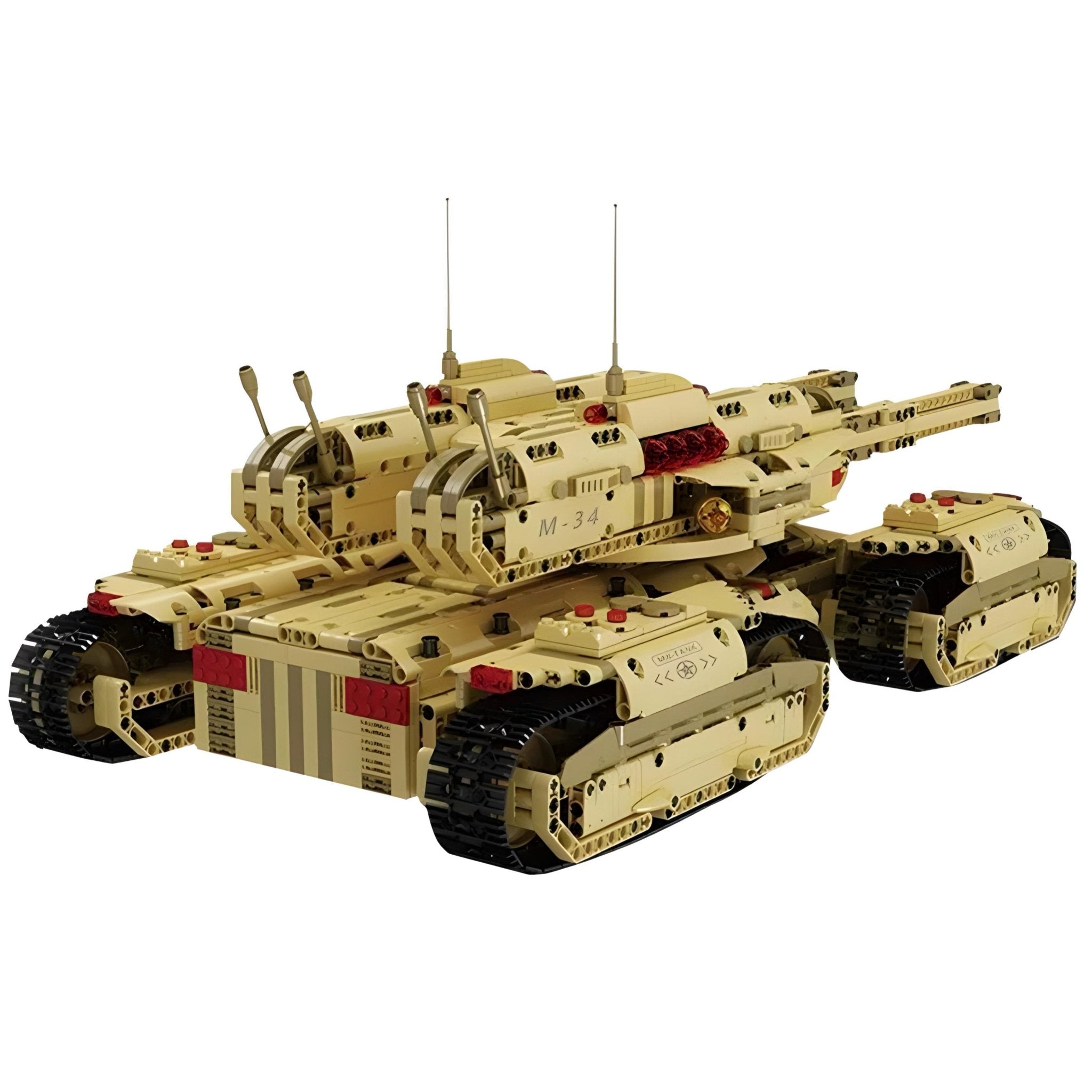REMOTE CONTROLLED ARMY 4 TRACK TANK | 3294PCS - BRICKS LAB