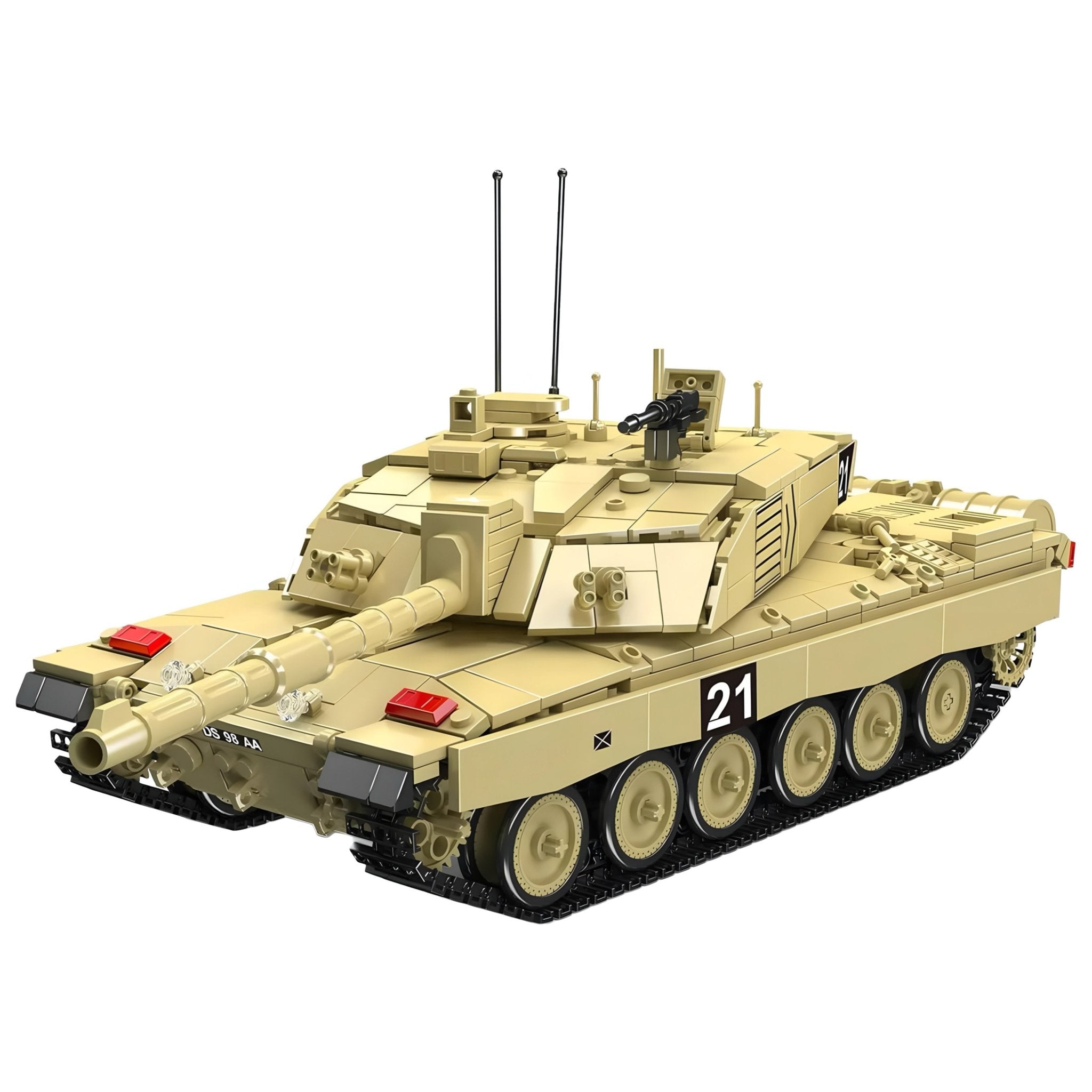 REMOTE CONTROLLED CHALLENGER 2 TANK | 1128PCS - BRICKS LAB