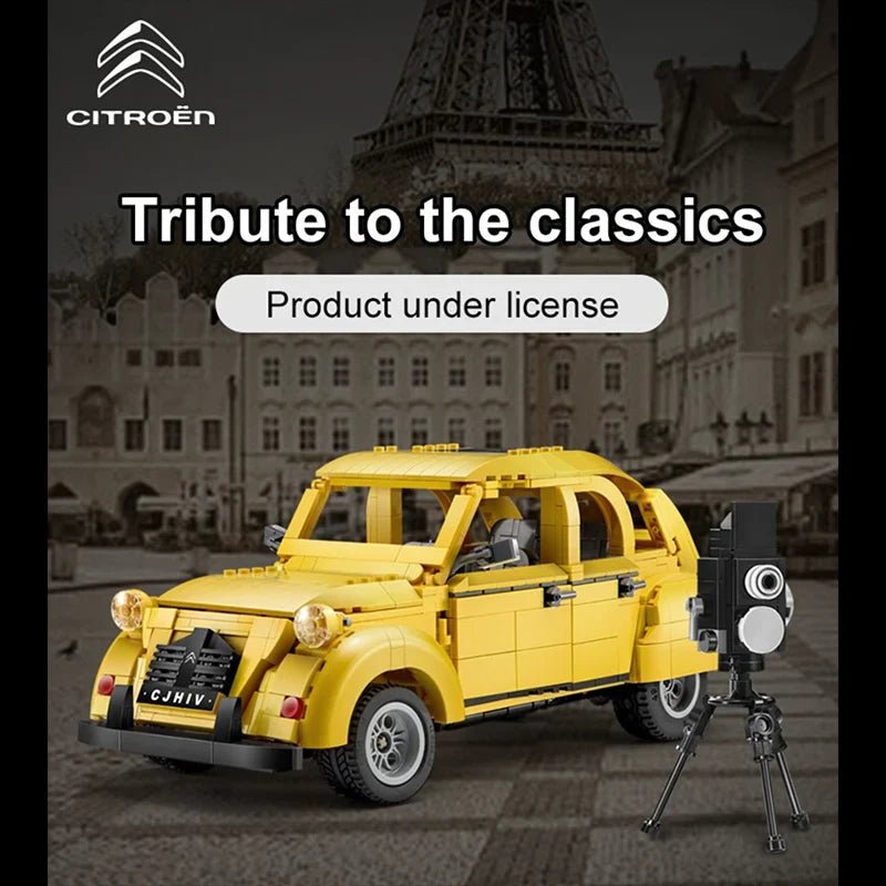 Remote Controlled Citroën 2CV | 1238pcs - BRICKS LAB
