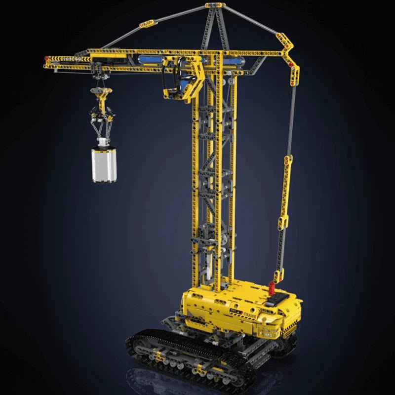 REMOTE CONTROLLED CITY BUILDING CRANE | 1730PCS - BRICKS LAB
