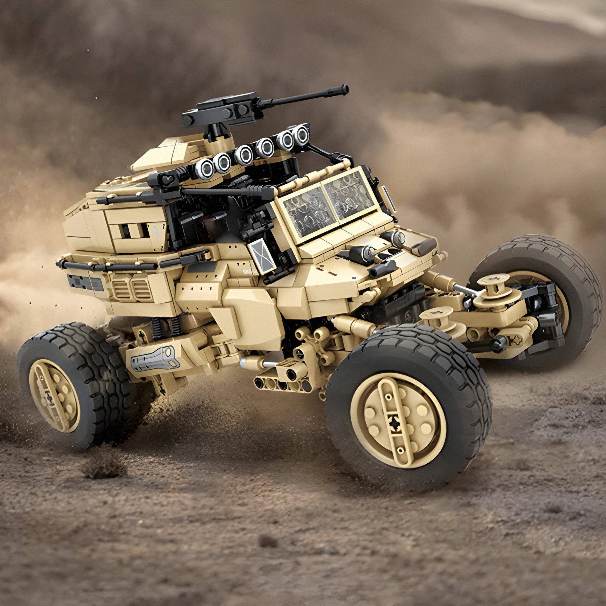 REMOTE CONTROLLED COMBAT BUGGY | 1182PCS - BRICKS LAB