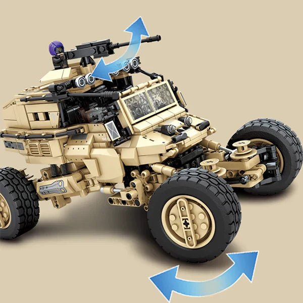 REMOTE CONTROLLED COMBAT BUGGY | 1182PCS - BRICKS LAB