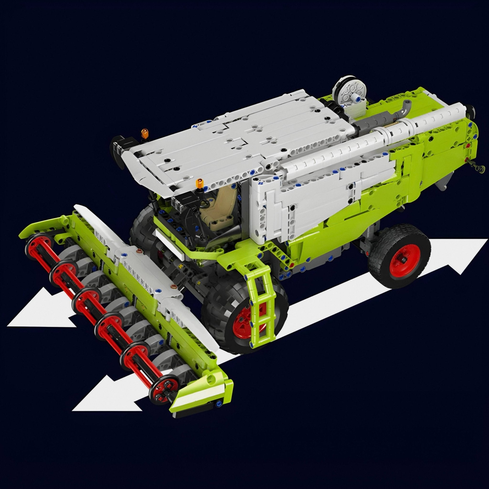 REMOTE CONTROLLED COMBINE HARVESTER | 1264PCS - BRICKS LAB