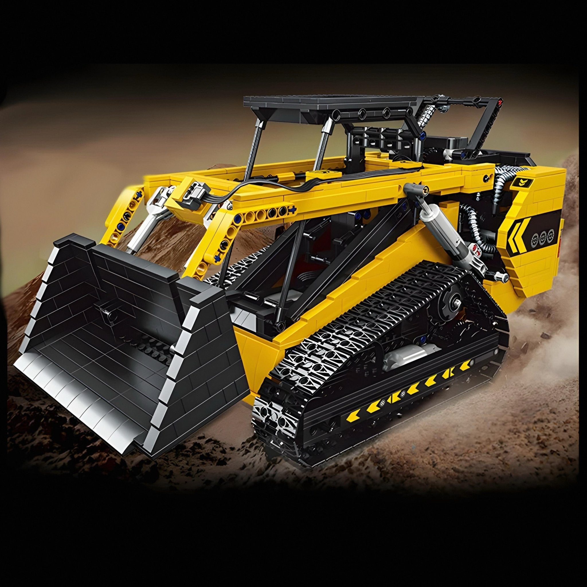 REMOTE CONTROLLED COMPACT TRACK LOADER | 1800PCS - BRICKS LAB