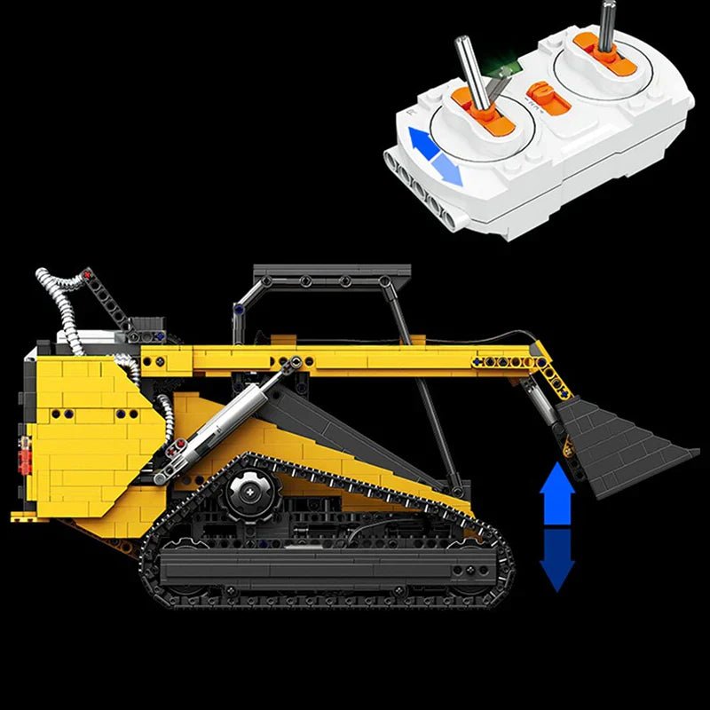 REMOTE CONTROLLED COMPACT TRACK LOADER | 1800PCS - BRICKS LAB