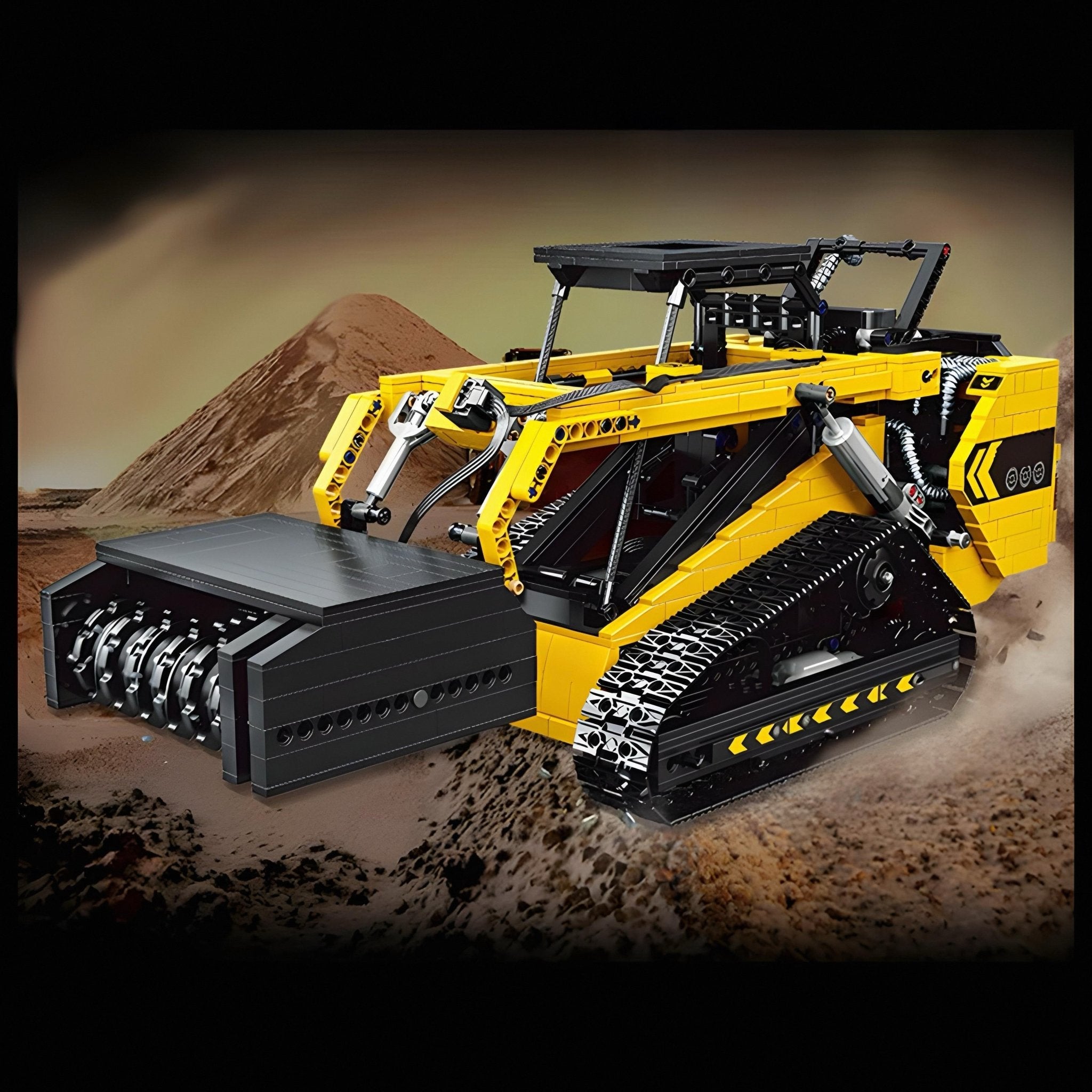 REMOTE CONTROLLED COMPACT TRACK LOADER | 1800PCS - BRICKS LAB