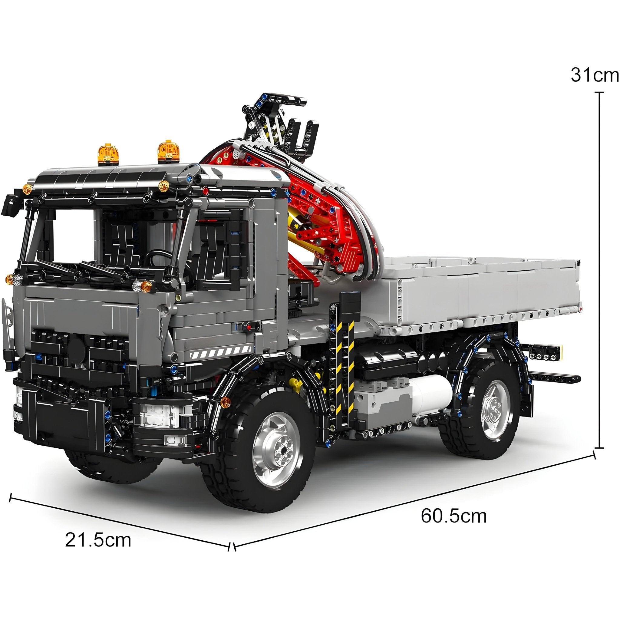 REMOTE CONTROLLED CONSTRUCTION CRANE TRUCK | 3766PCS - BRICKS LAB