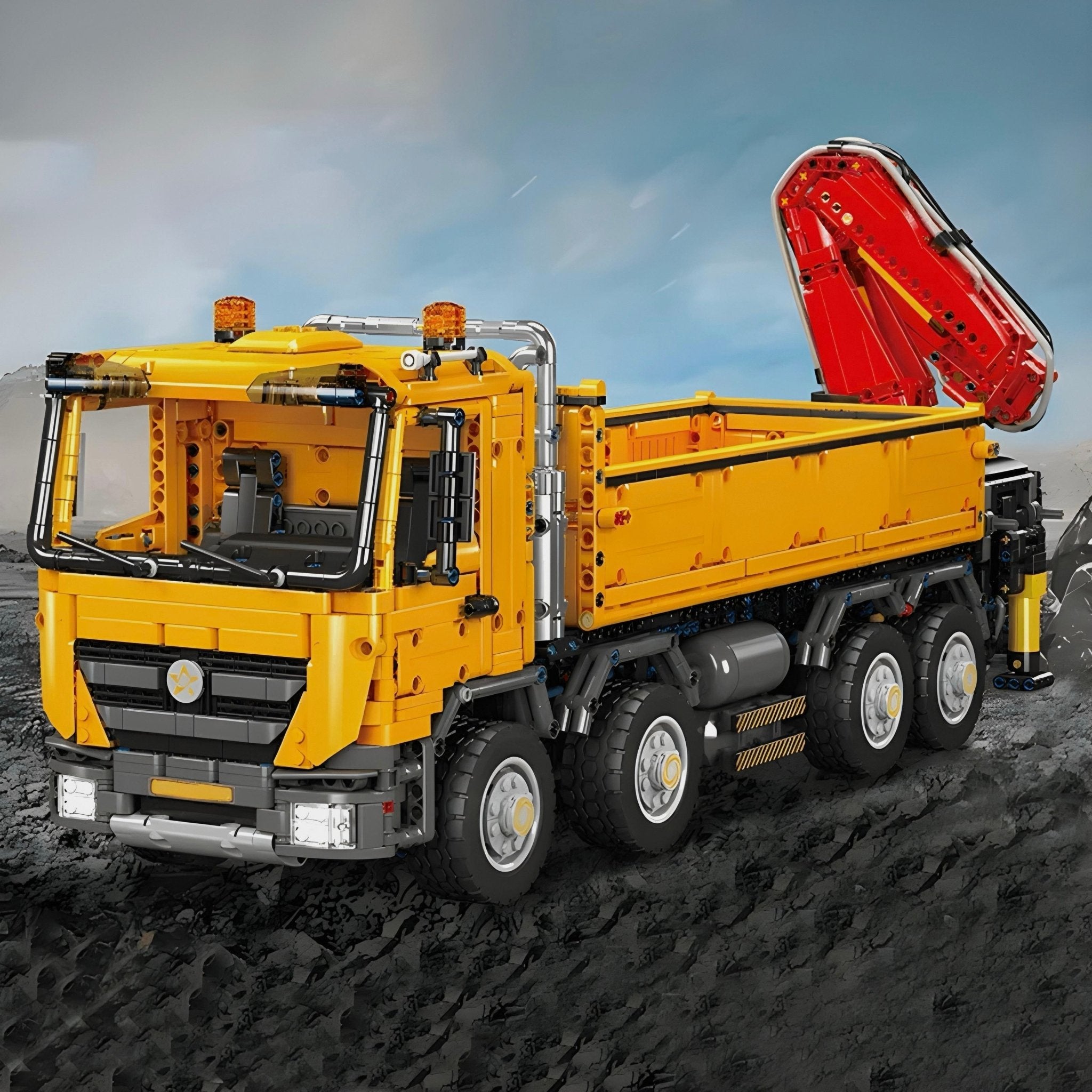 REMOTE CONTROLLED CRANE TRUCK | 4012PCS - BRICKS LAB