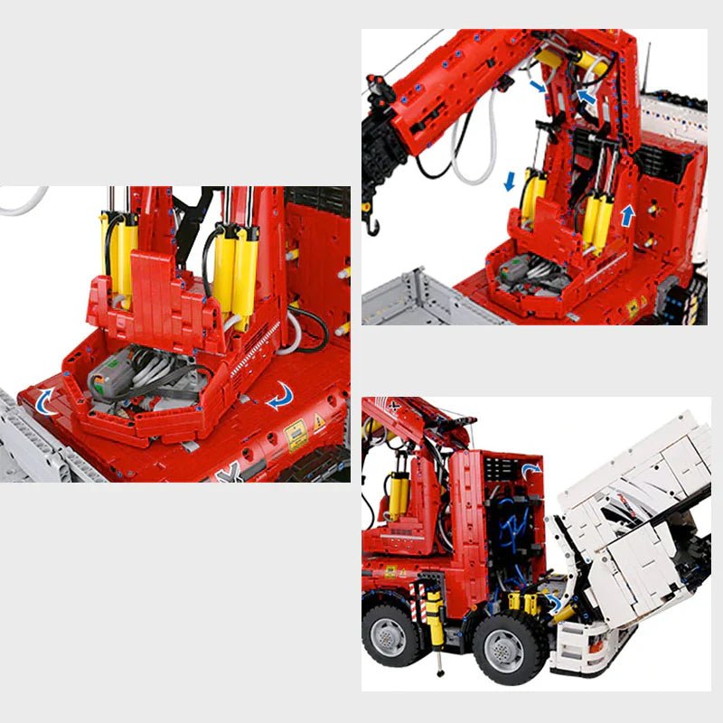 REMOTE CONTROLLED CRANE TRUCK | 8238PCS - BRICKS LAB