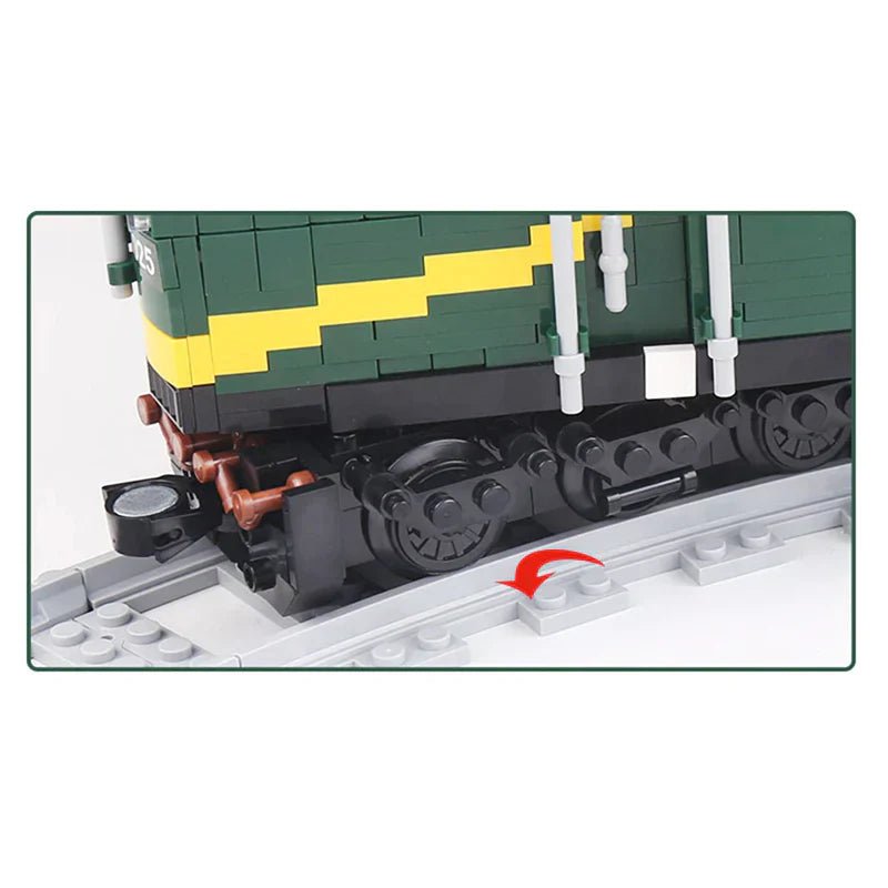 REMOTE CONTROLLED DIESEL LOCOMOTIVE | 2086PCS - BRICKS LAB