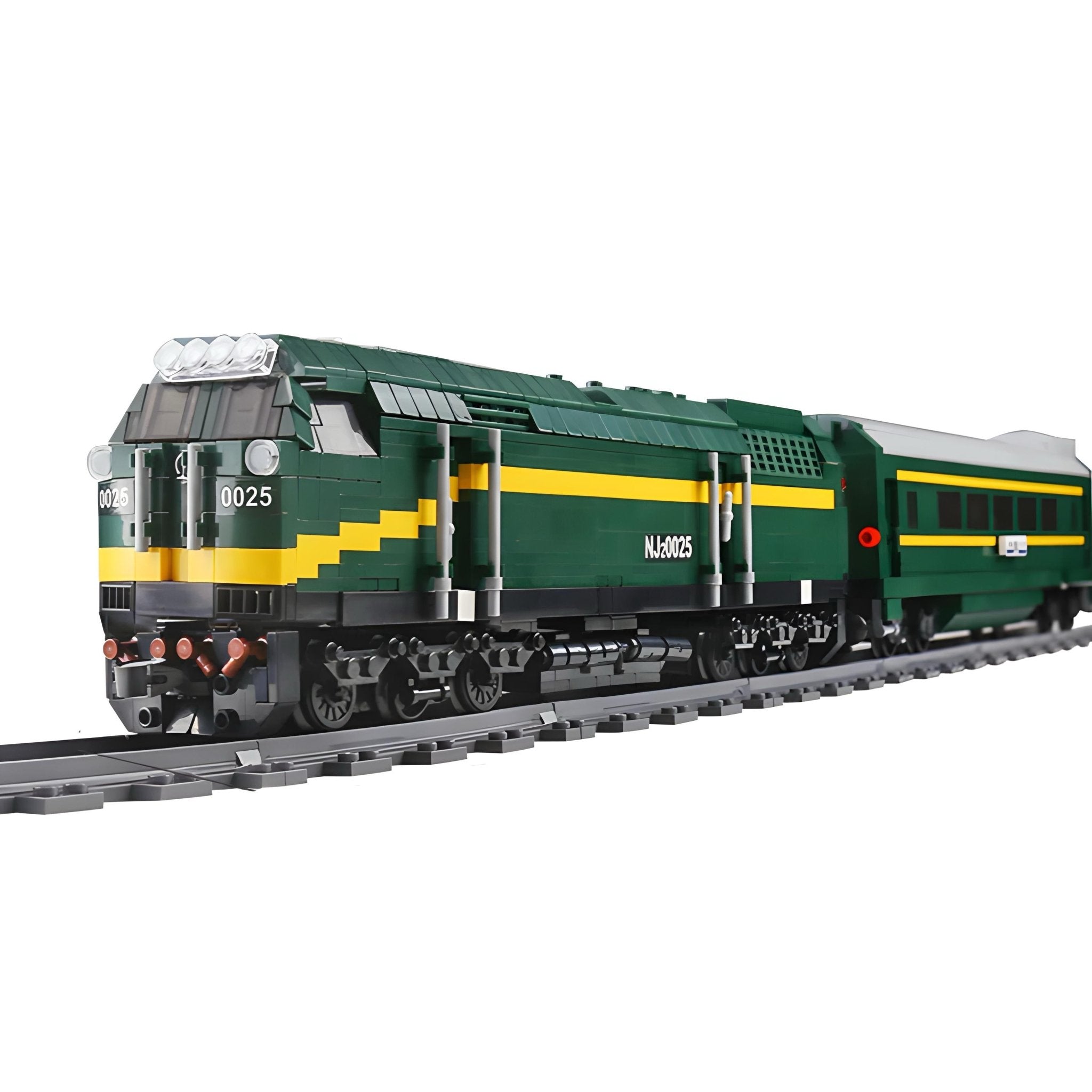 REMOTE CONTROLLED DIESEL LOCOMOTIVE | 2086PCS - BRICKS LAB