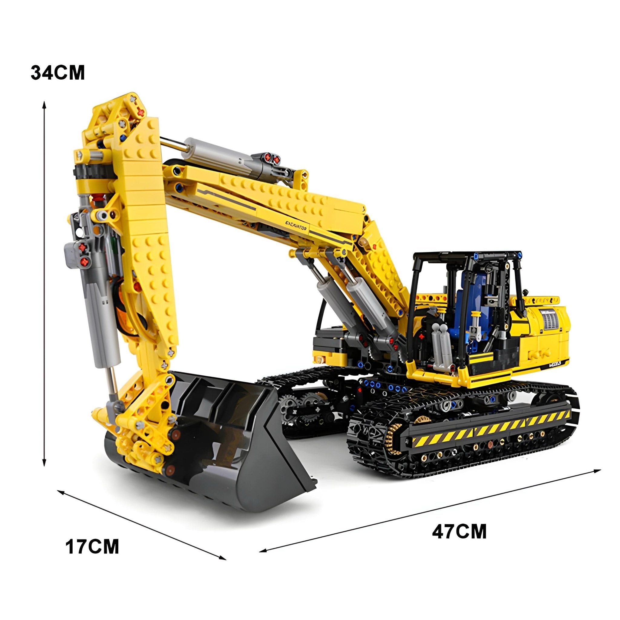 REMOTE CONTROLLED DIGGER | 1830PCS - BRICKS LAB