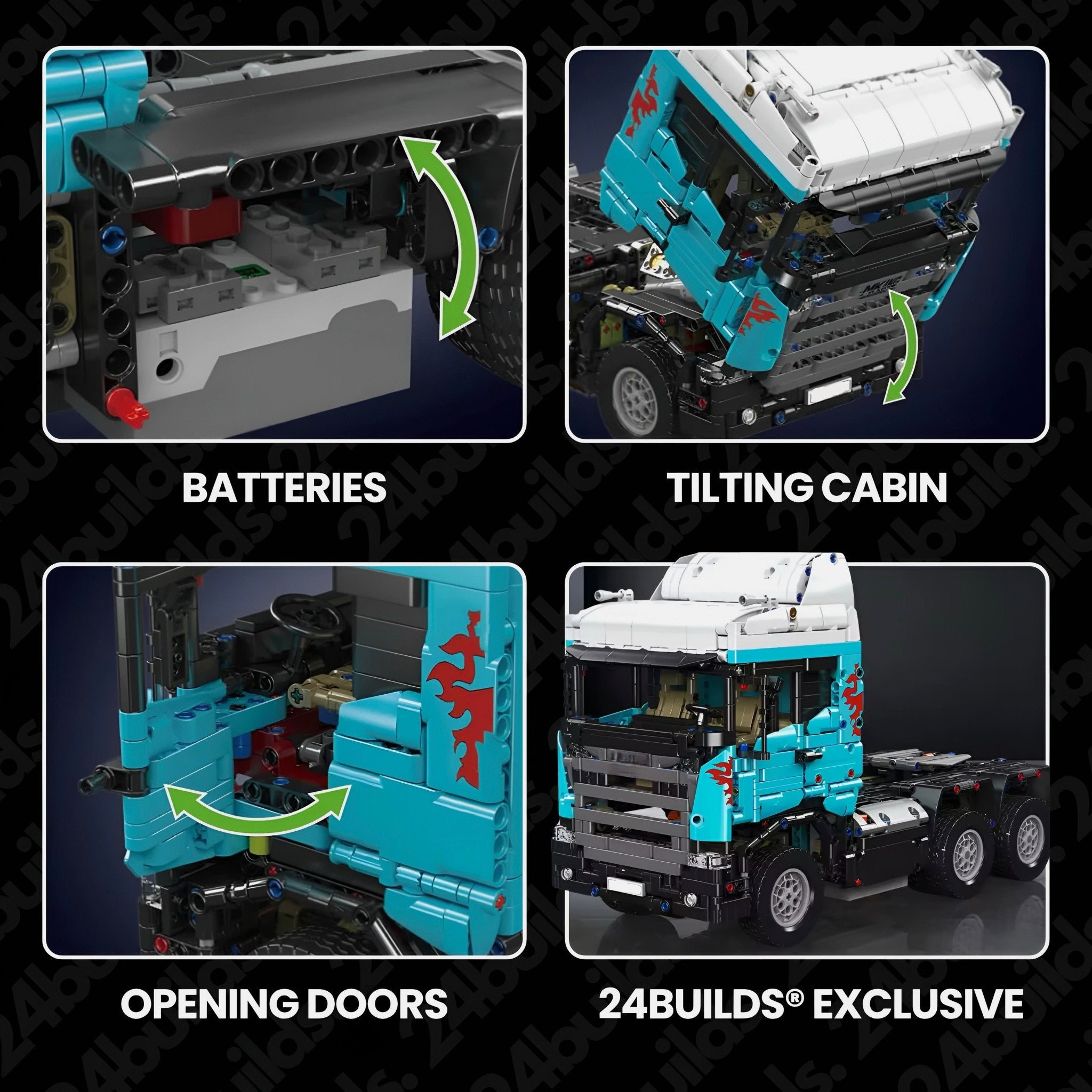 Remote Controlled European Truck | 2060pcs - BRICKS LAB