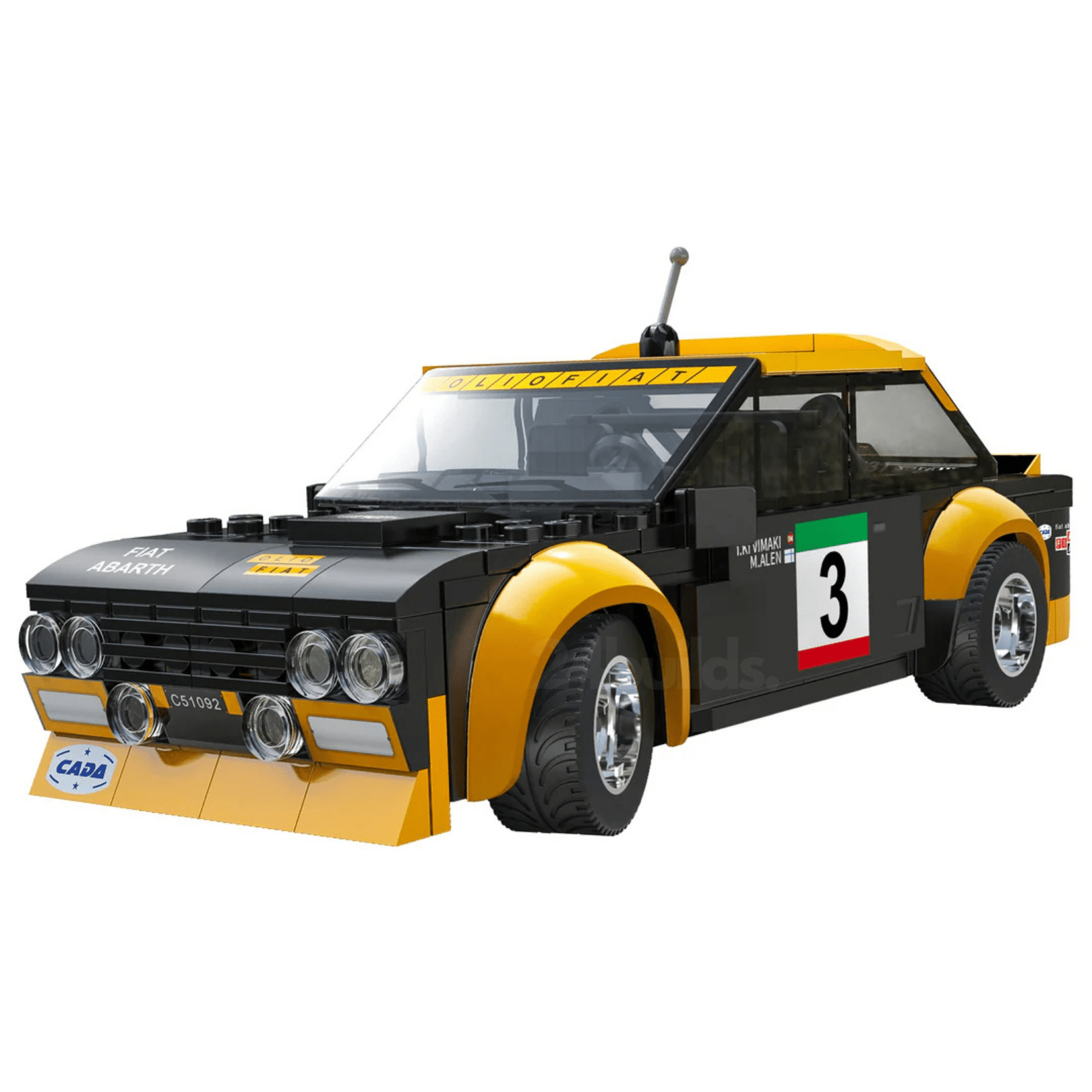 Remote Controlled Fiat Abarth 131 | 218pcs - BRICKS LAB