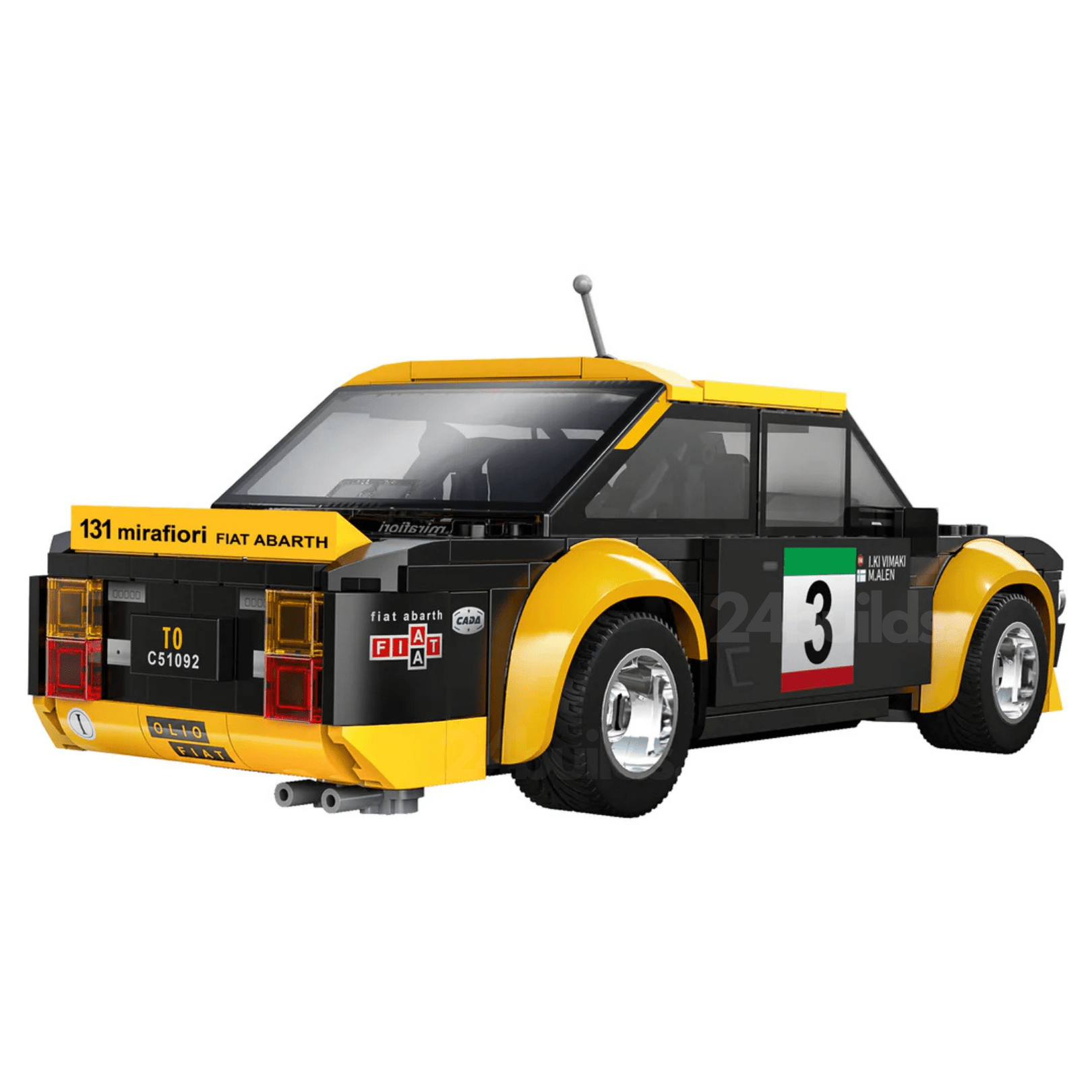 Remote Controlled Fiat Abarth 131 | 218pcs - BRICKS LAB