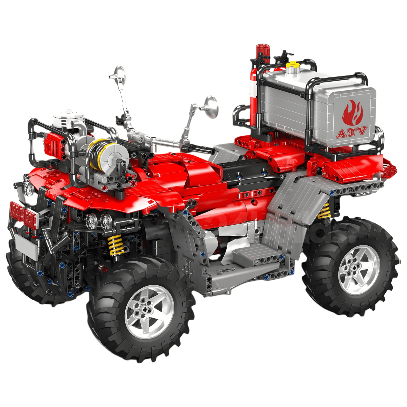 Remote Controlled Fire Rescue ATV | 2102pcs - BRICKS LAB