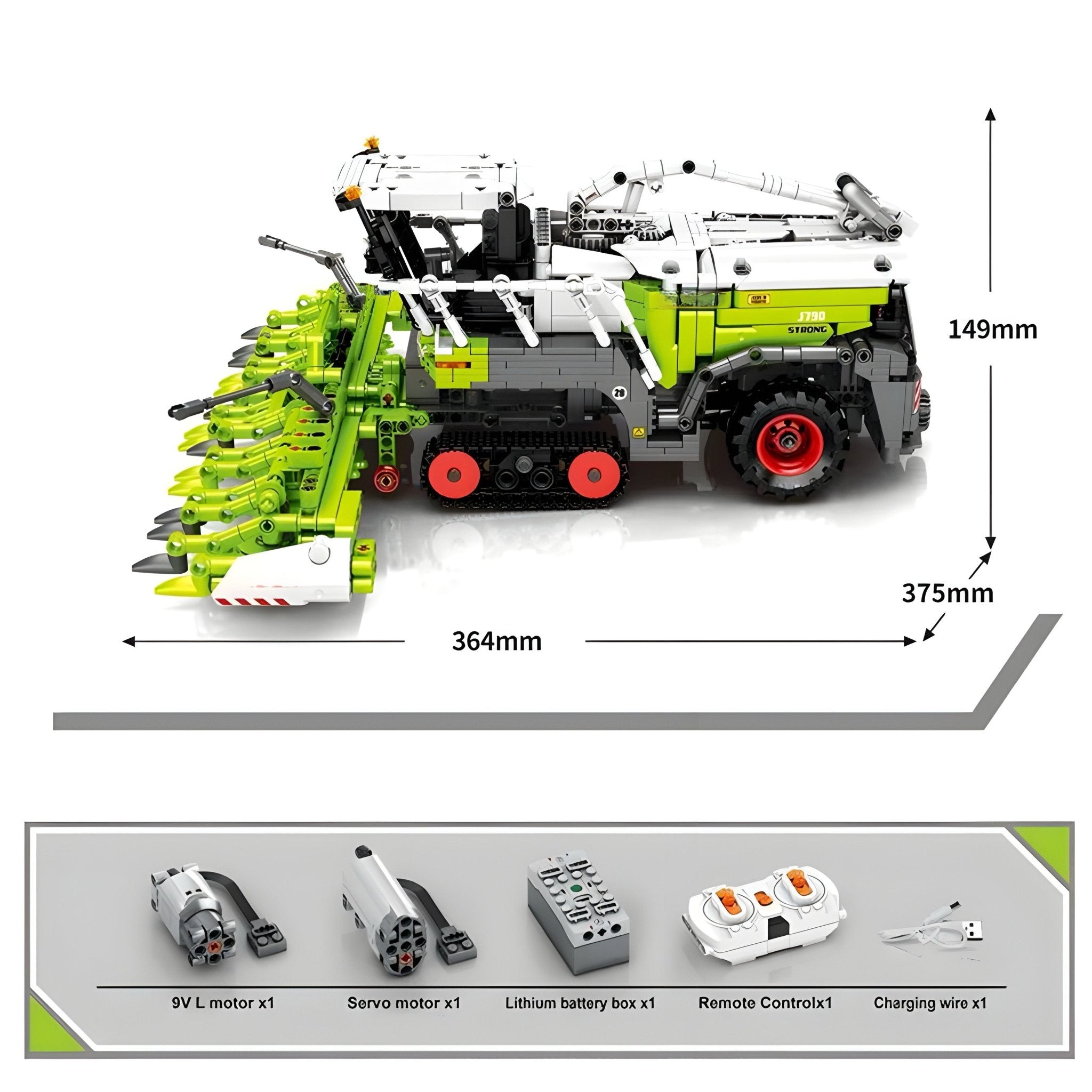 REMOTE CONTROLLED FORAGE HARVESTER | 2022PCS - BRICKS LAB