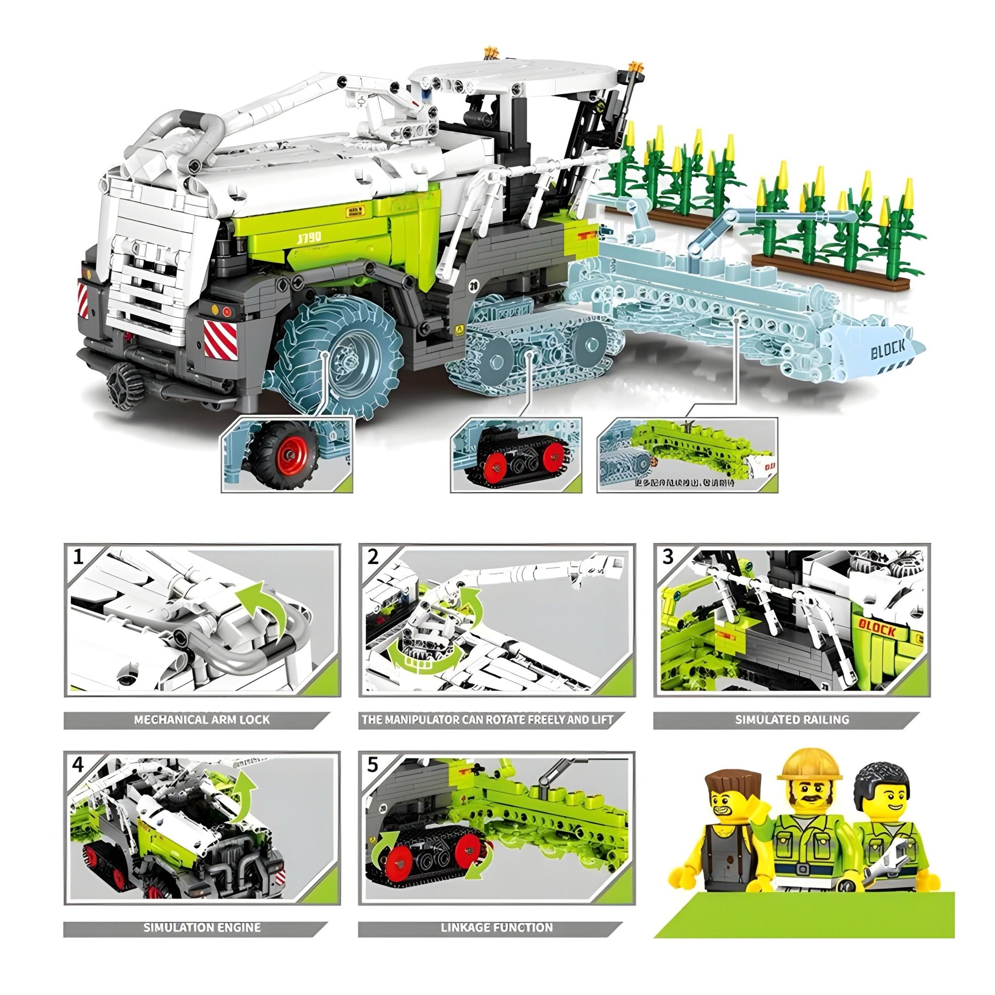 REMOTE CONTROLLED FORAGE HARVESTER | 2022PCS - BRICKS LAB