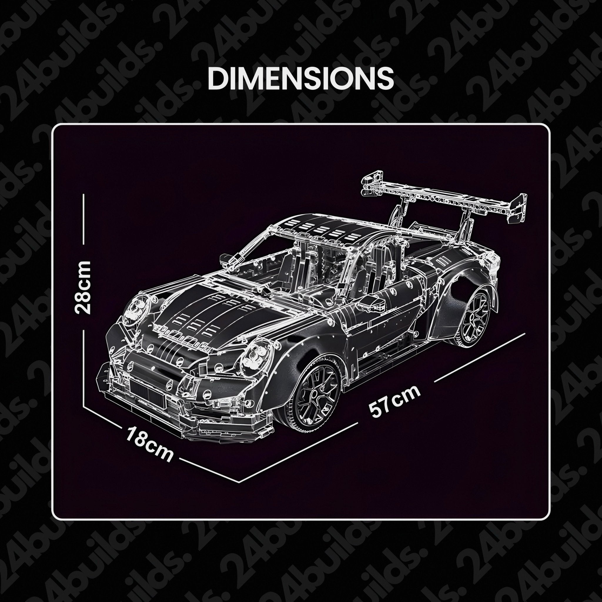 Remote Controlled GT2 RS | 3390pcs - BRICKS LAB