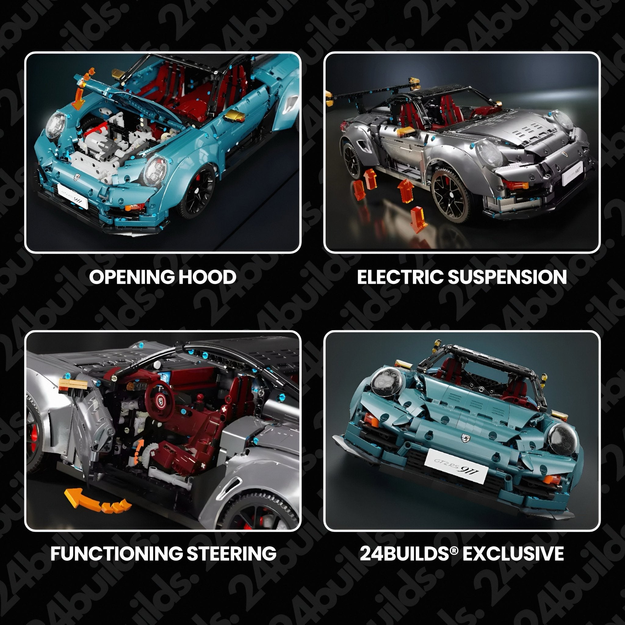 Remote Controlled GT2 RS | 3390pcs - BRICKS LAB