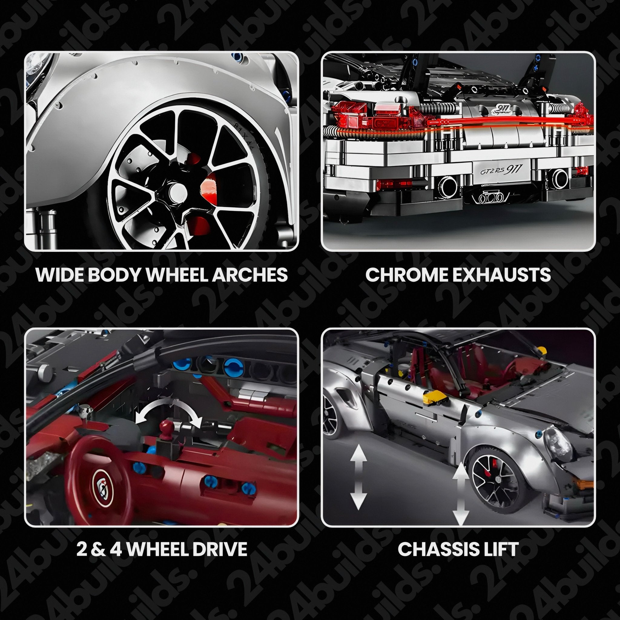 Remote Controlled GT2 RS | 3390pcs - BRICKS LAB