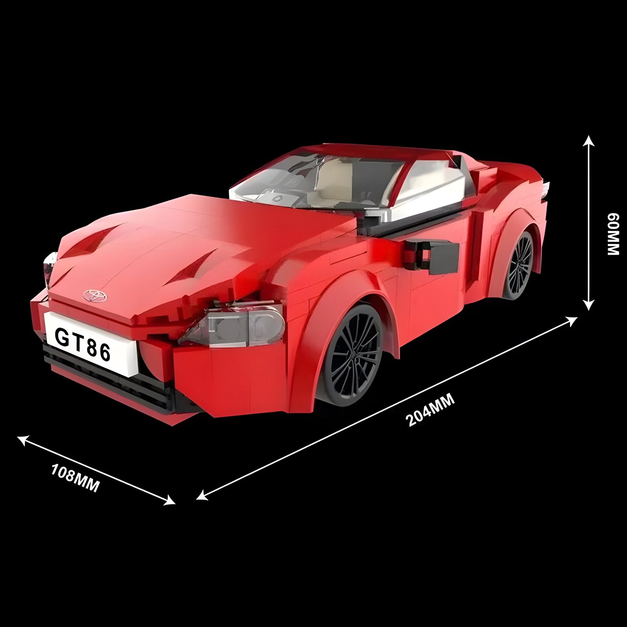 Remote Controlled GT86 | 302pcs - BRICKS LAB