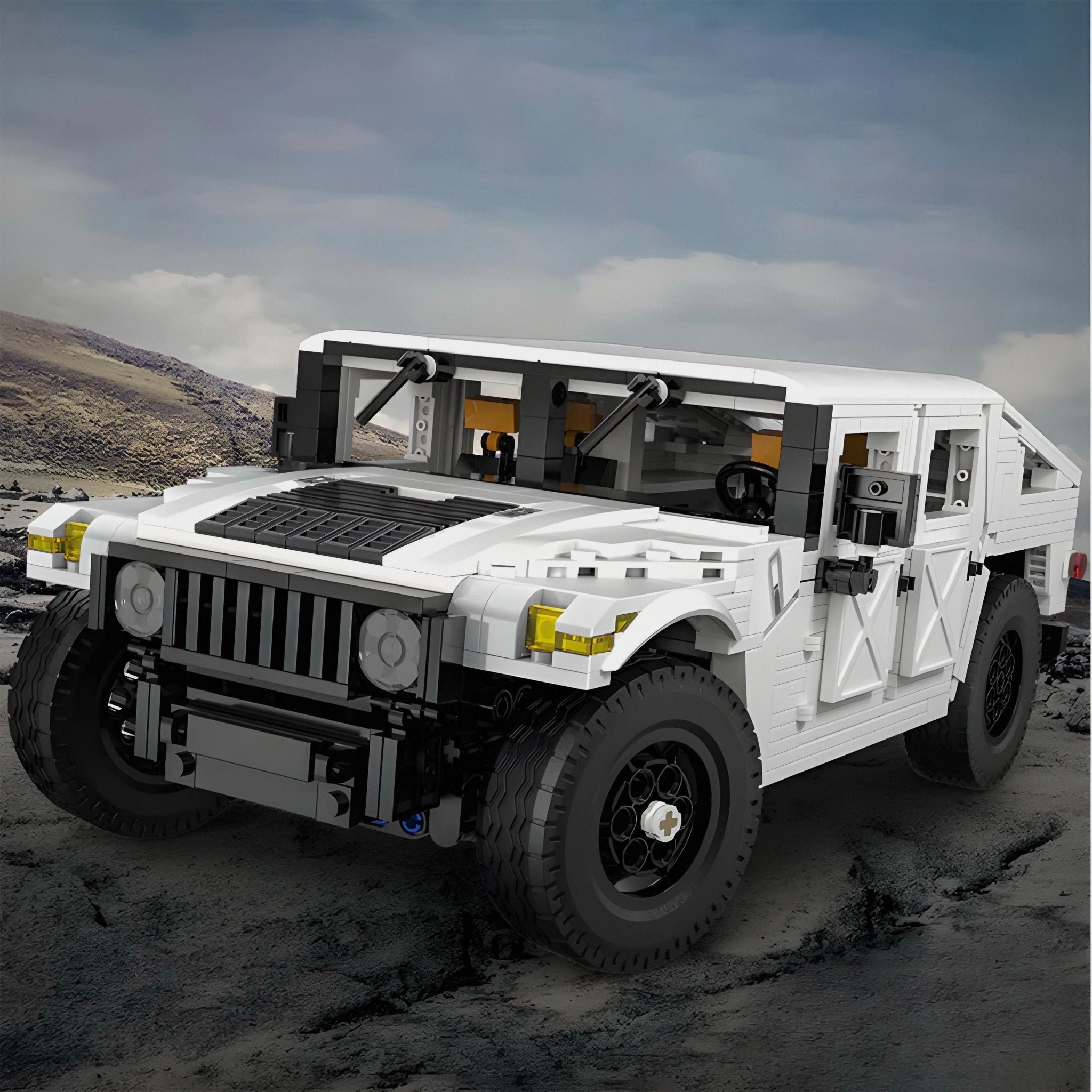 REMOTE CONTROLLED H1 HUMVEE | 1382PCS - BRICKS LAB