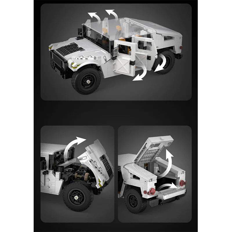 REMOTE CONTROLLED H1 HUMVEE | 1382PCS - BRICKS LAB