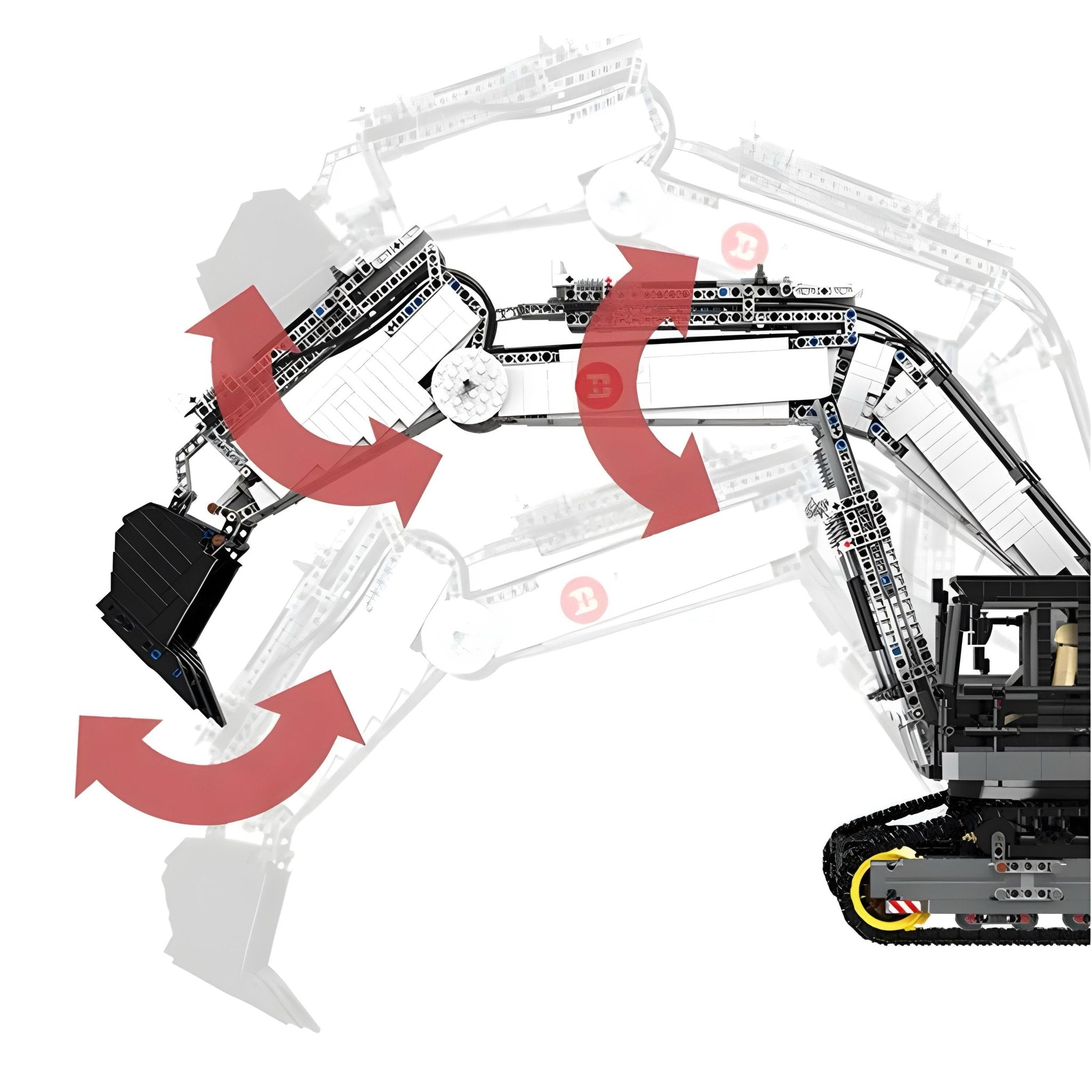 REMOTE CONTROLLED HEAVY DUTY DIGGER | 4342PCS - BRICKS LAB