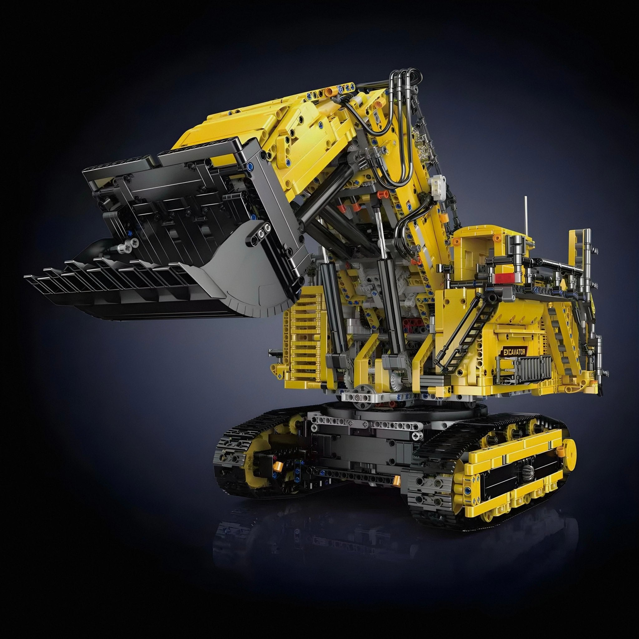 REMOTE CONTROLLED HEAVY DUTY EXCAVATOR | 4768PCS - BRICKS LAB