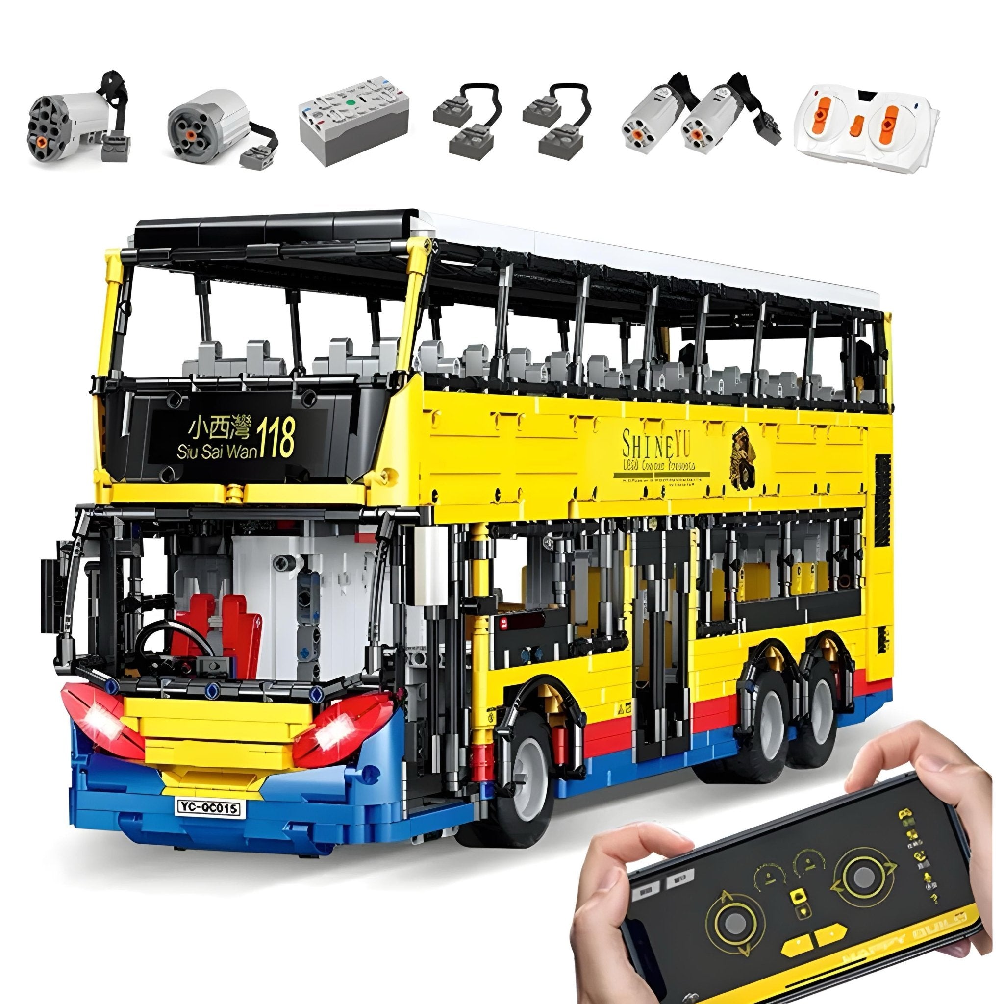 Remote Controlled Hong Kong Bus | 4316pcs - BRICKS LAB