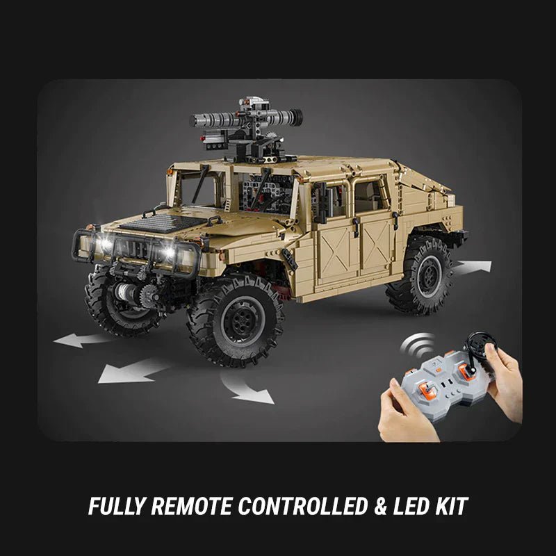 REMOTE CONTROLLED HUMVEE | 3934PCS - BRICKS LAB