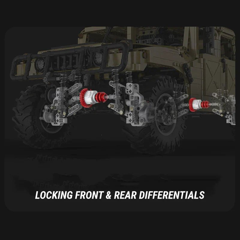 REMOTE CONTROLLED HUMVEE | 3934PCS - BRICKS LAB