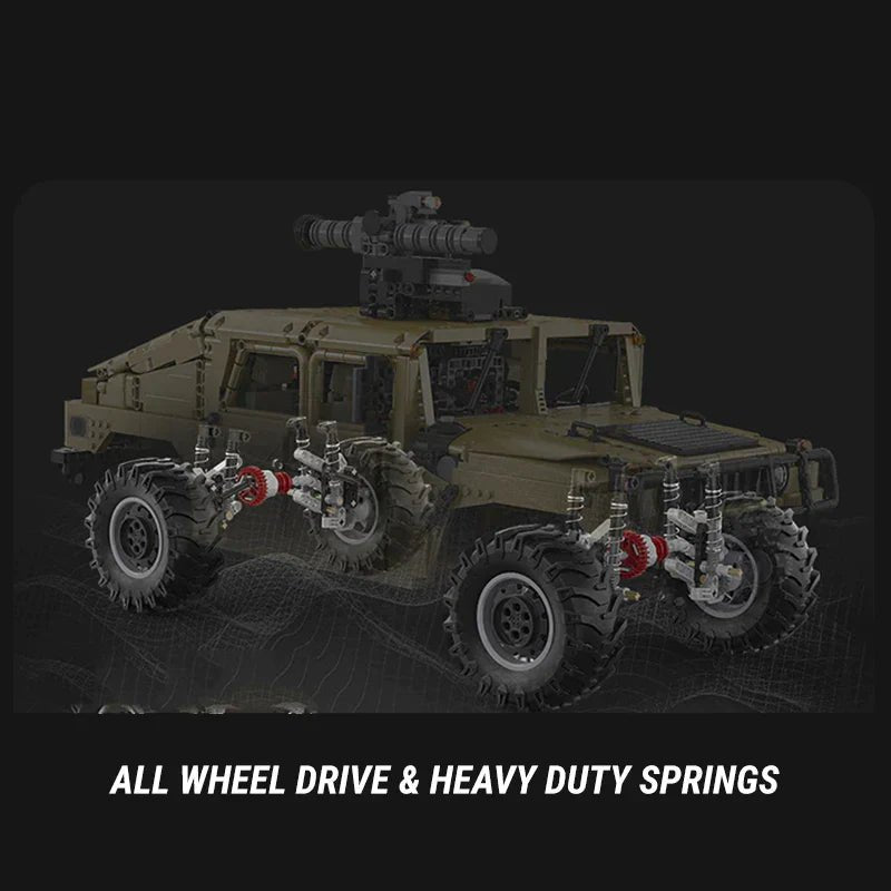 REMOTE CONTROLLED HUMVEE | 3934PCS - BRICKS LAB