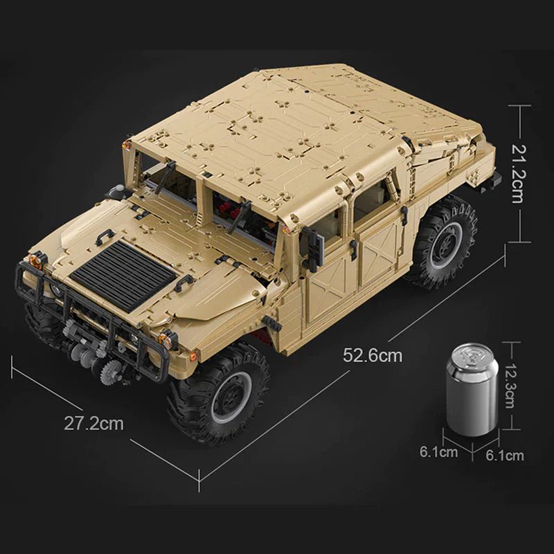 REMOTE CONTROLLED HUMVEE | 3934PCS - BRICKS LAB