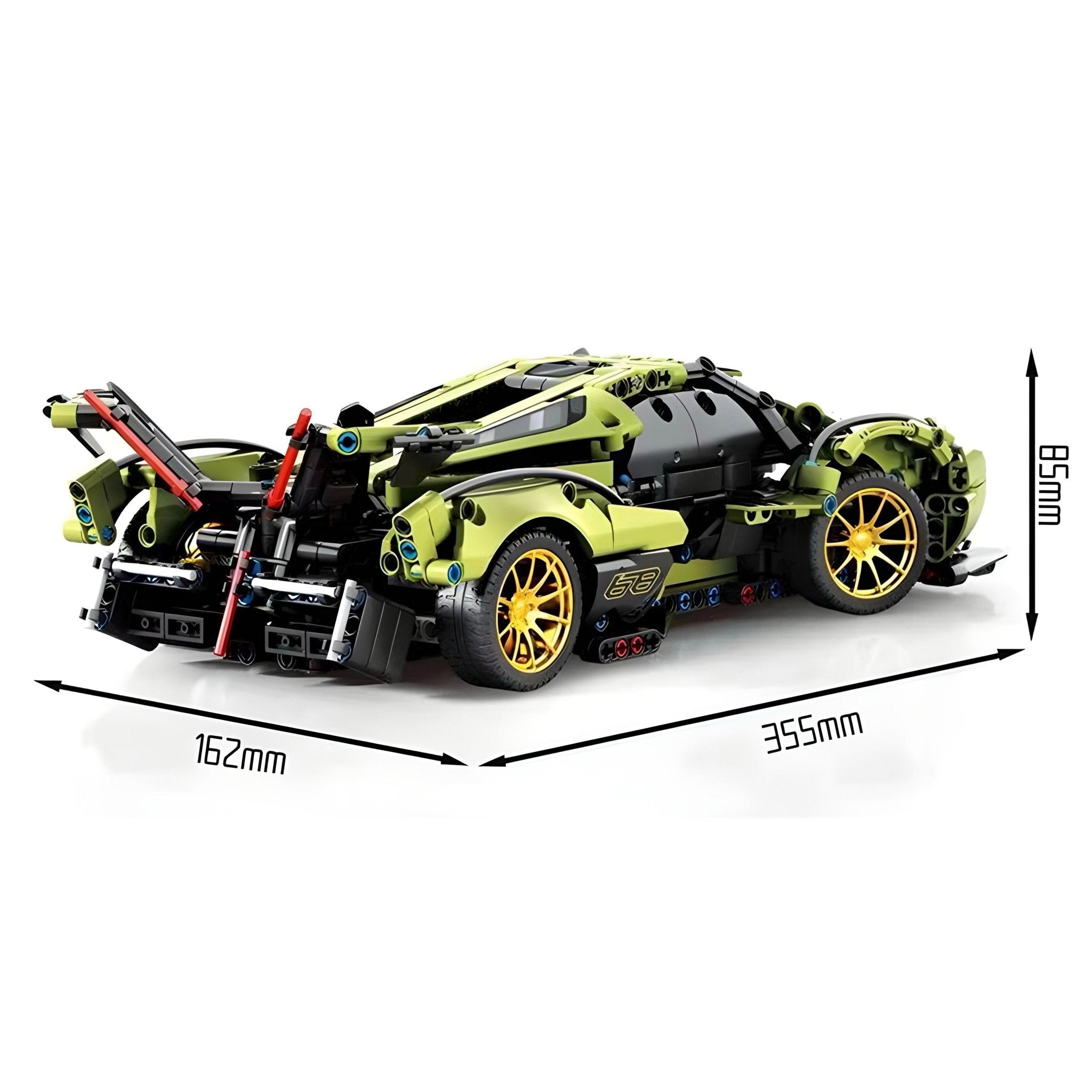 Remote Controlled Italian Concept | 1039pcs - BRICKS LAB
