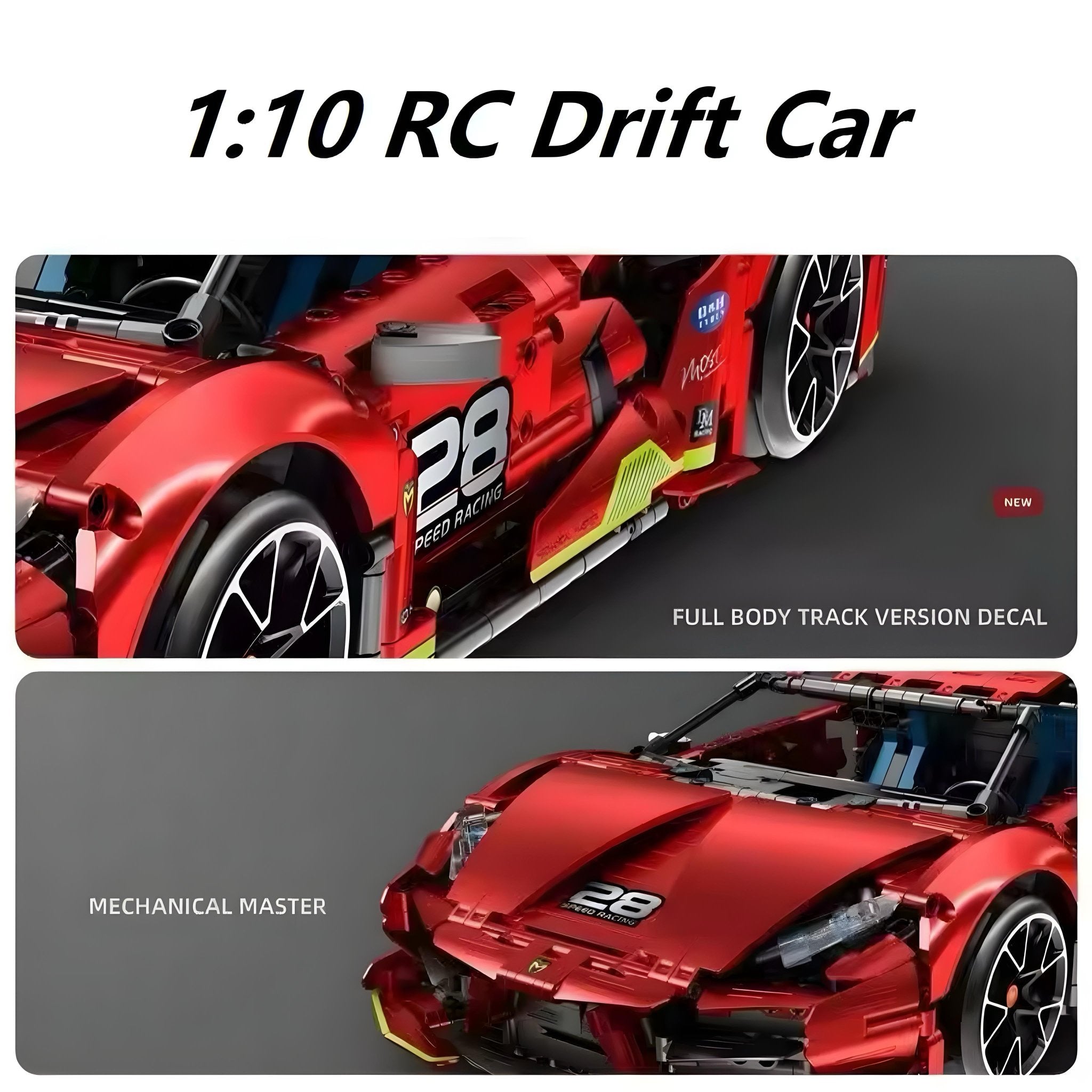 Remote Controlled Italian Drifter | 1837pcs - BRICKS LAB