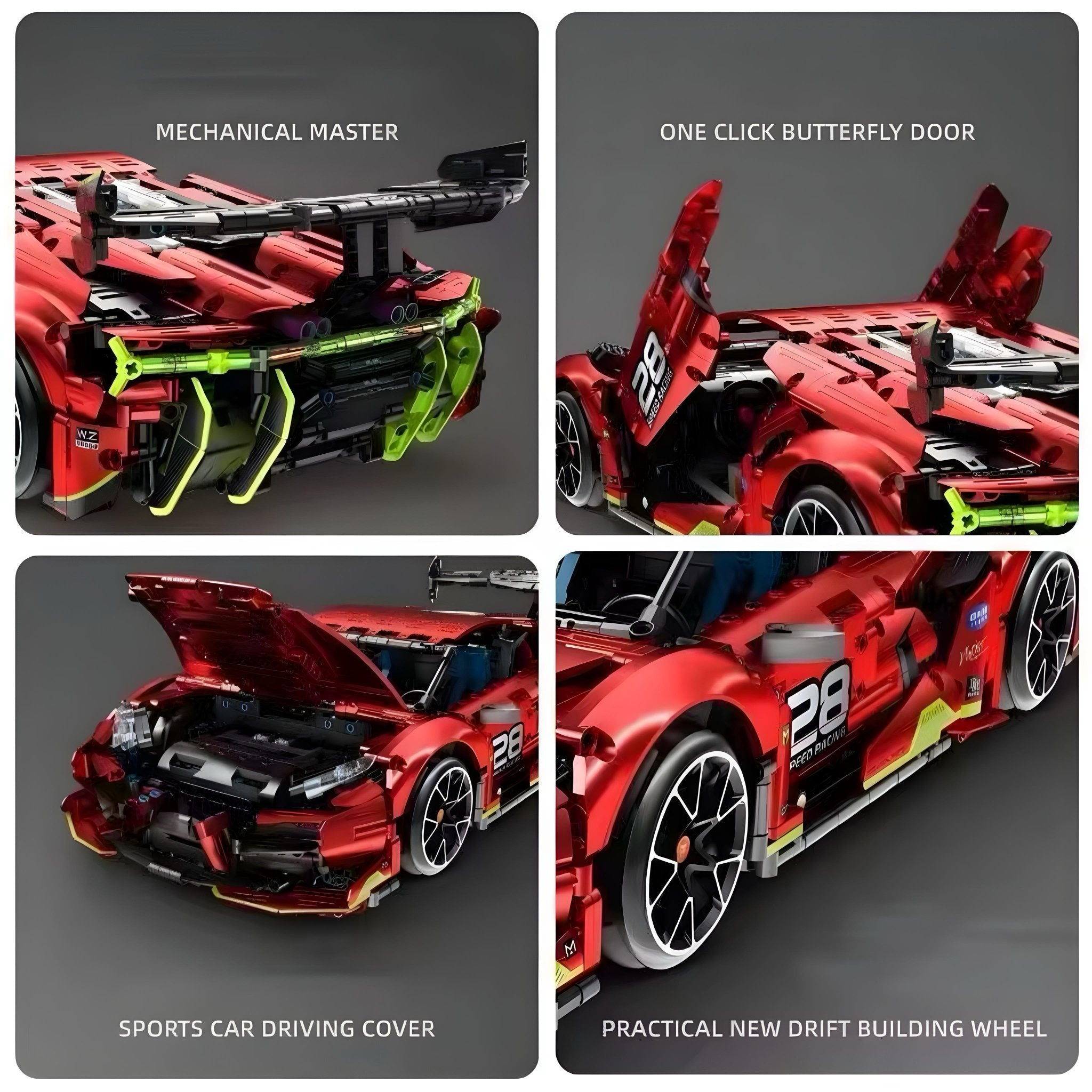Remote Controlled Italian Drifter | 1837pcs - BRICKS LAB