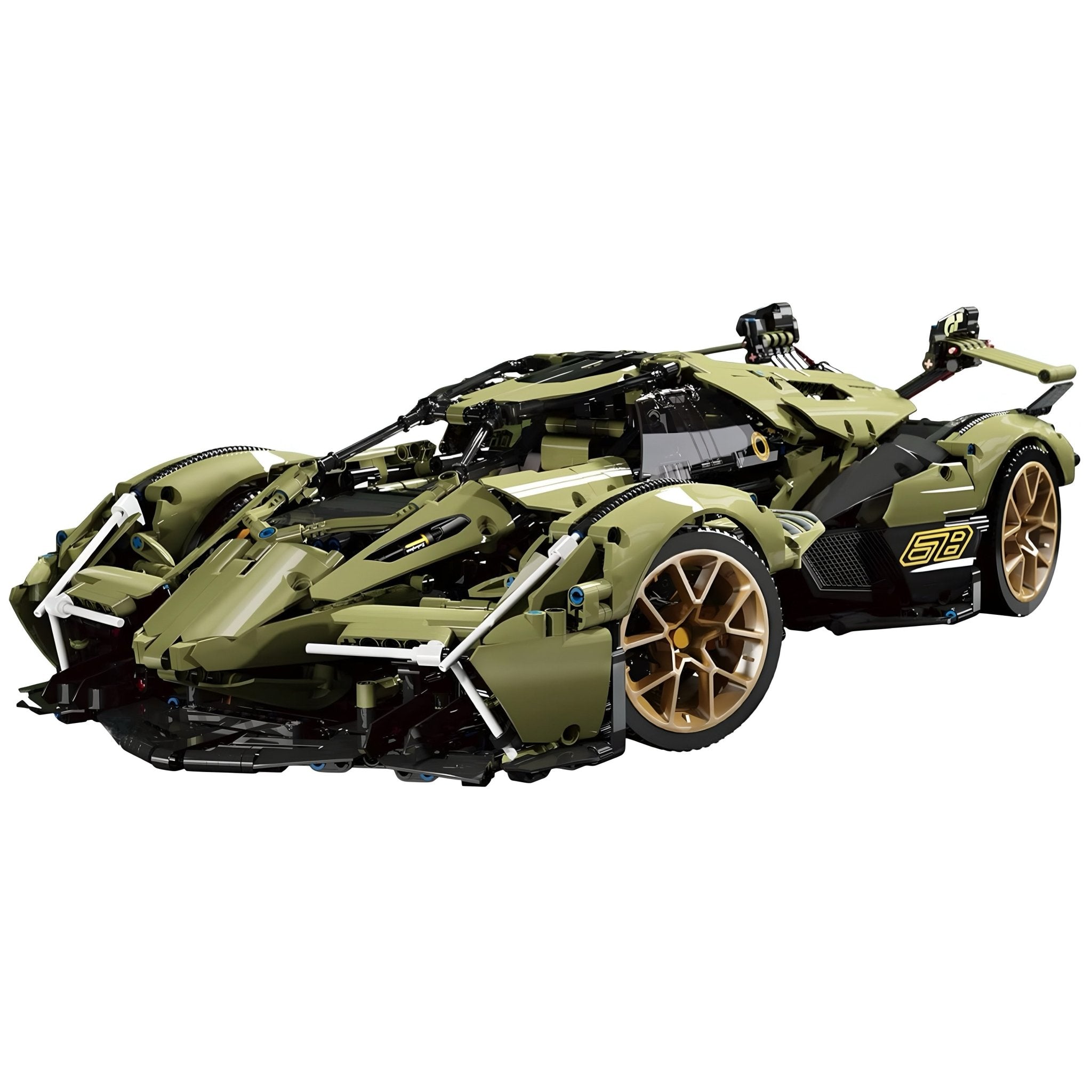 REMOTE CONTROLLED ITALIAN V12 CONCEPT | 2574PCS - BRICKS LAB