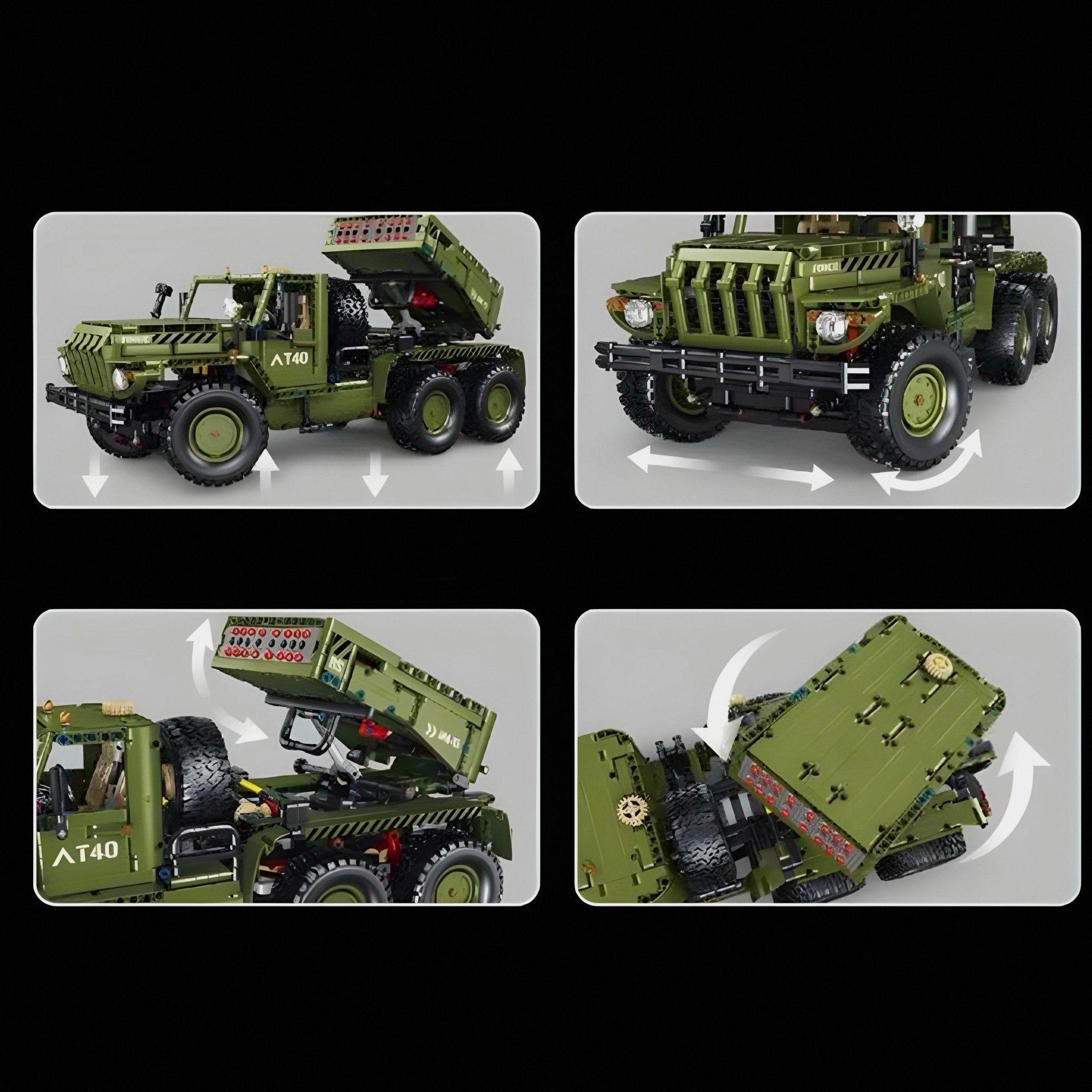 REMOTE CONTROLLED KATYUSHA ROCKET LAUNCHER | 2269PCS - BRICKS LAB