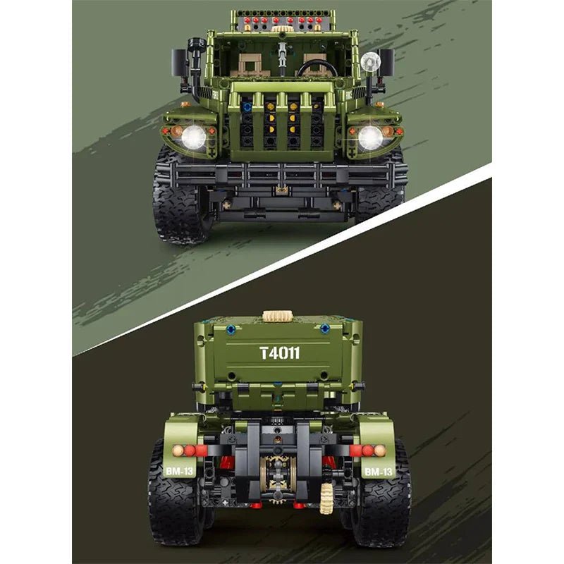 REMOTE CONTROLLED KATYUSHA ROCKET LAUNCHER | 2269PCS - BRICKS LAB