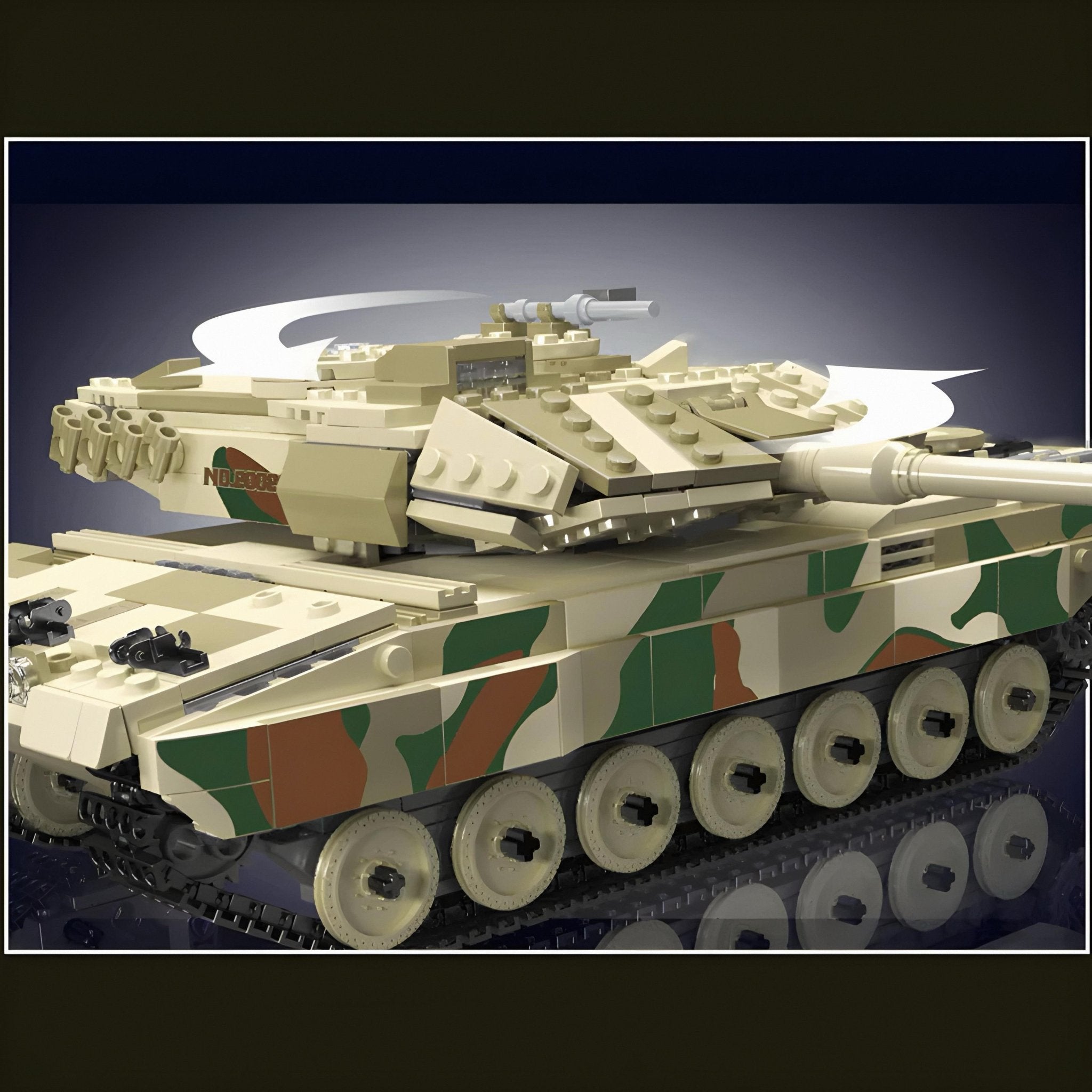 REMOTE CONTROLLED LEOPARD TANK | 1092PCS - BRICKS LAB