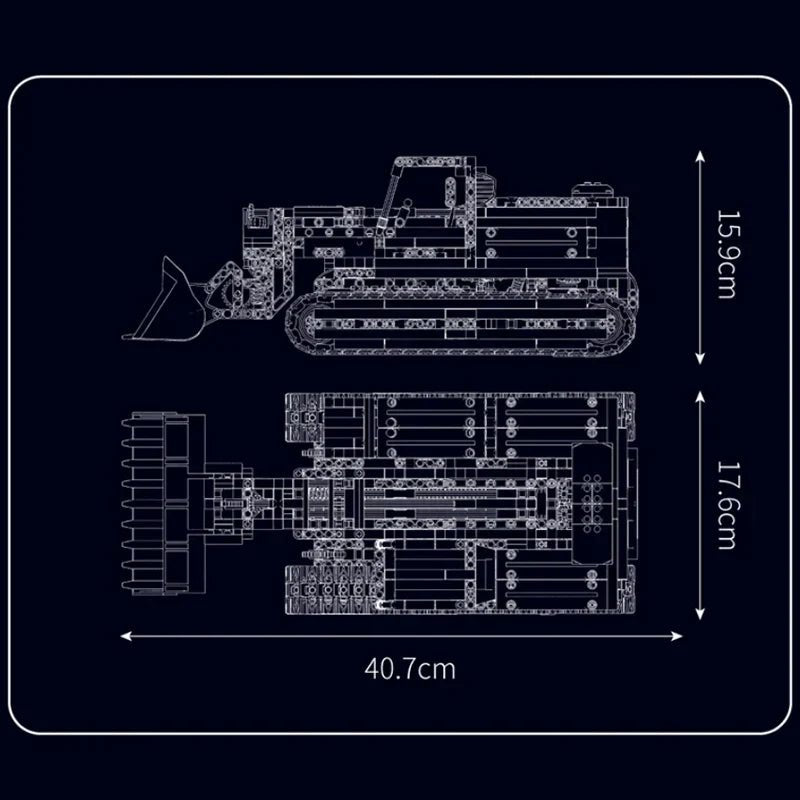 REMOTE CONTROLLED LOADER | 1422PCS - BRICKS LAB